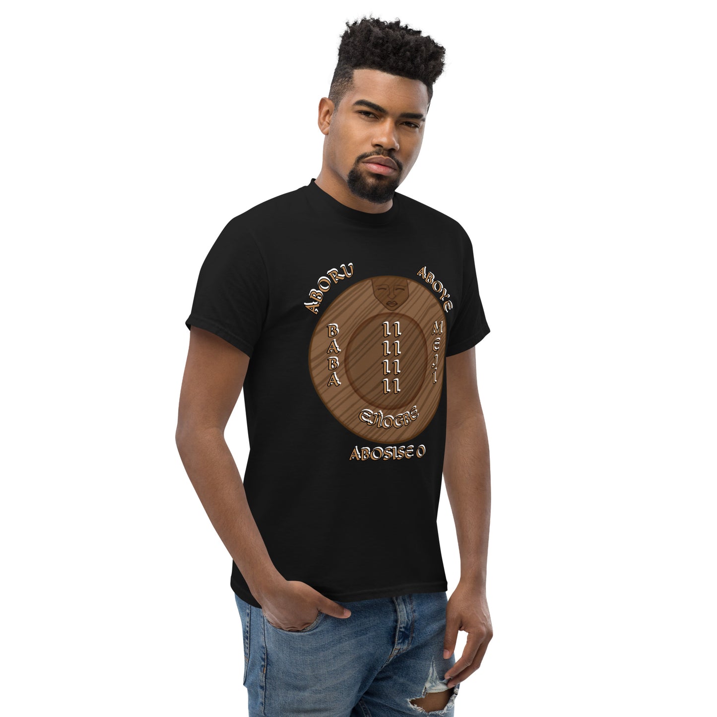 Baba Ejiogbe MEJI 2 Gold Unisex classic tee