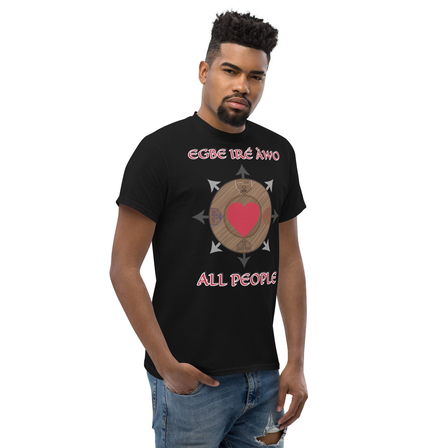 Egbe Ire Awo Logo Love all people Unisex classic tee