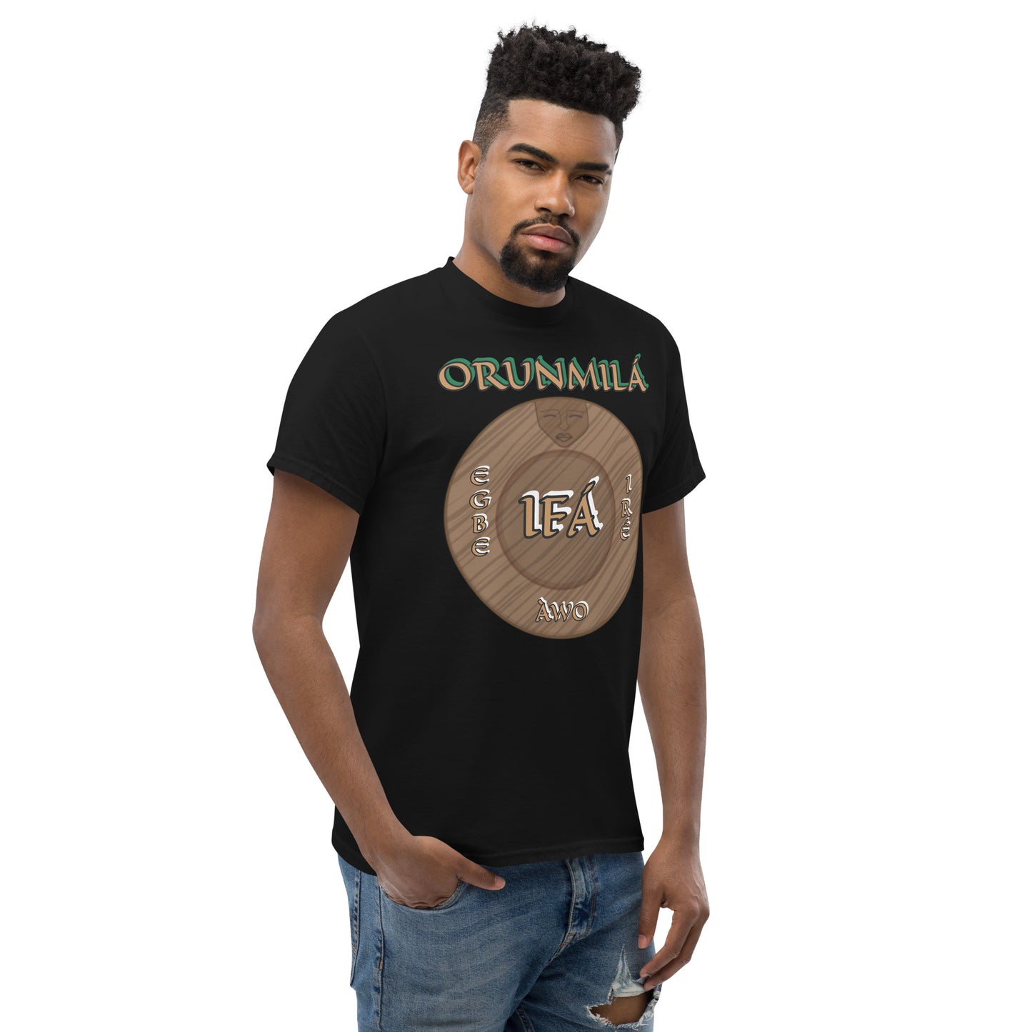 ORUNMILÁ Egbe IRÉ ÀWO Ifa Gold Unisex classic tee