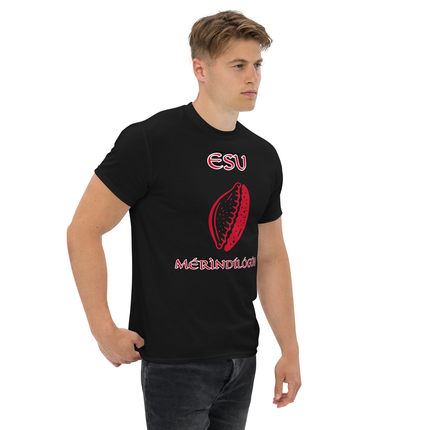 ESU Merindinlogun Isese Red Unisex classic tee