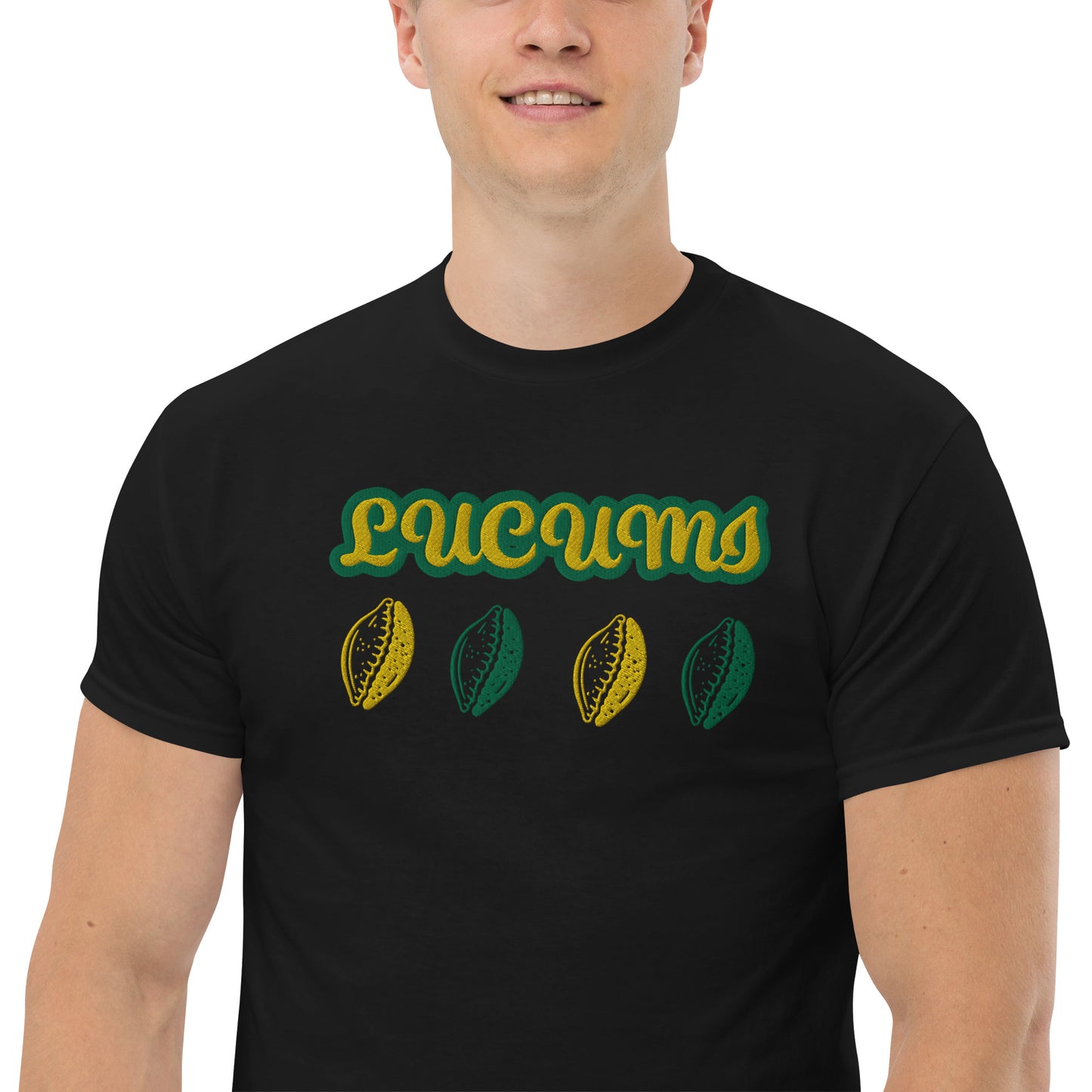 Lucumi Cowrie Reversed Embroidered Unisex classic tee