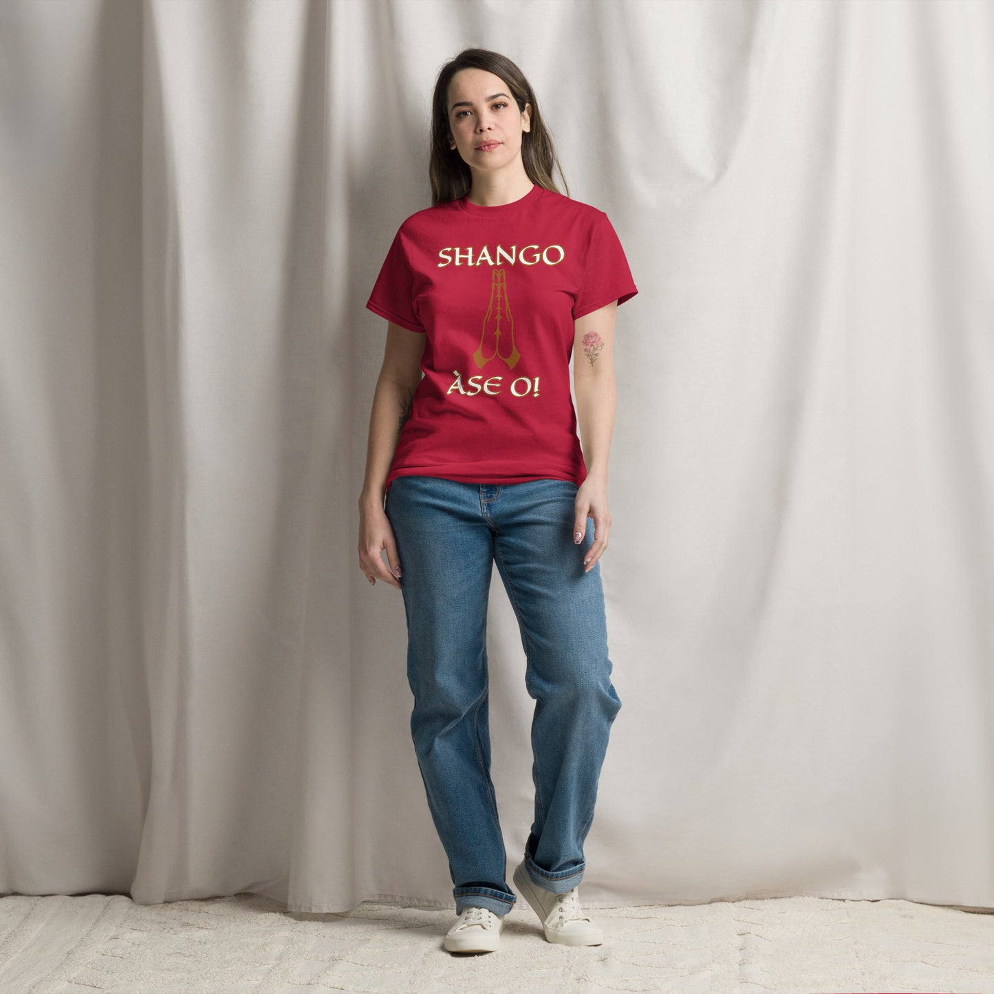 Shango Lucumi Ase o Unisex classic tee
