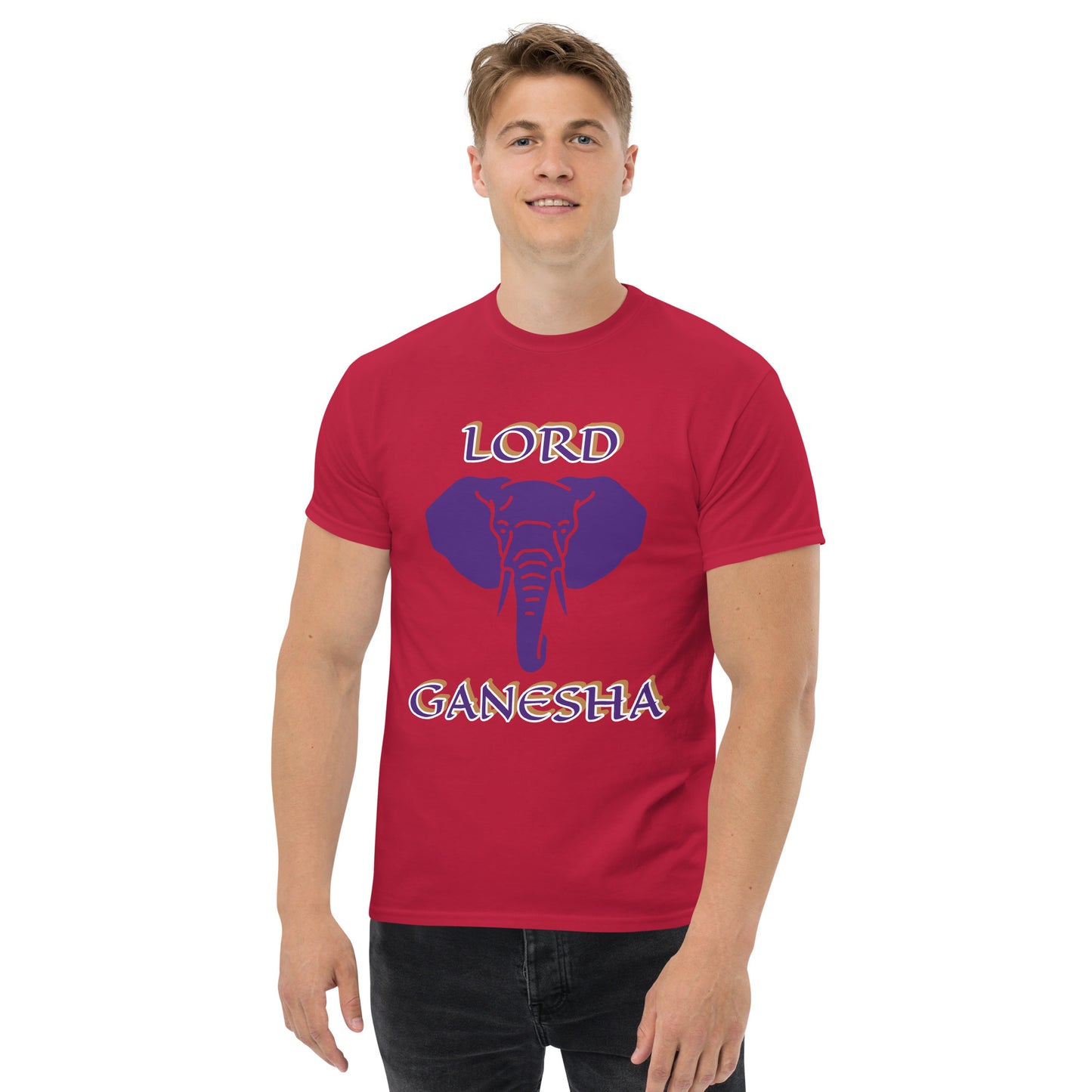 Lord Ganesha Purple Unisex classic tee