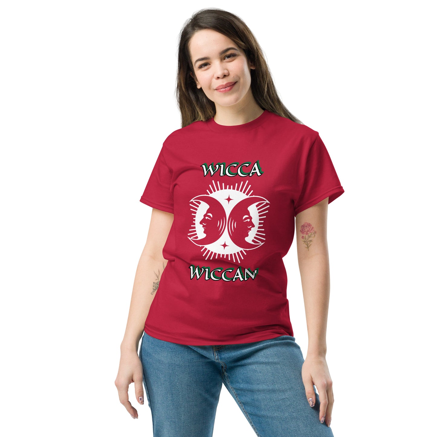 Wicca White Wiccan Unisex classic tee