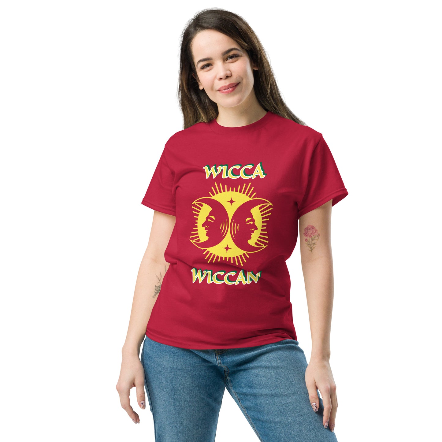 Wicca Yellow Wiccan Unisex classic tee