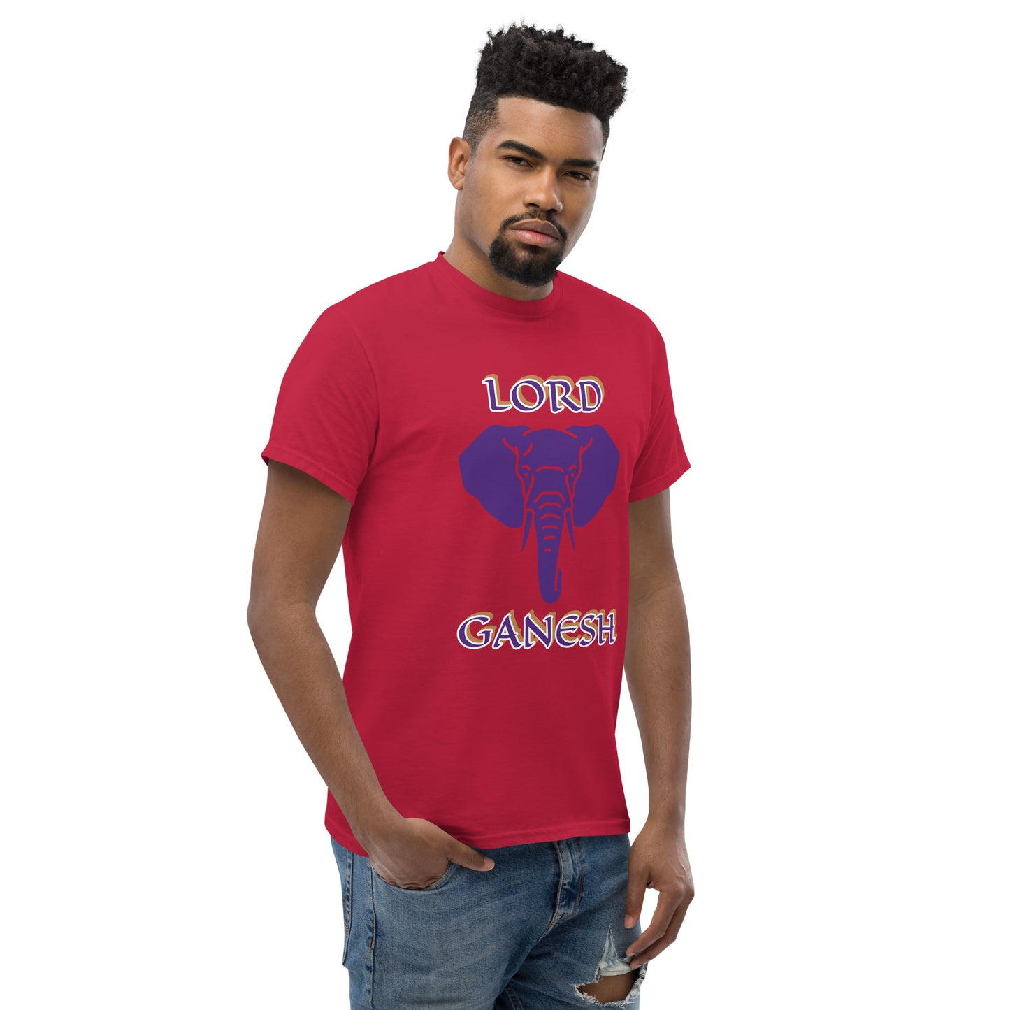 Lord Ganesh Purple Unisex classic tee