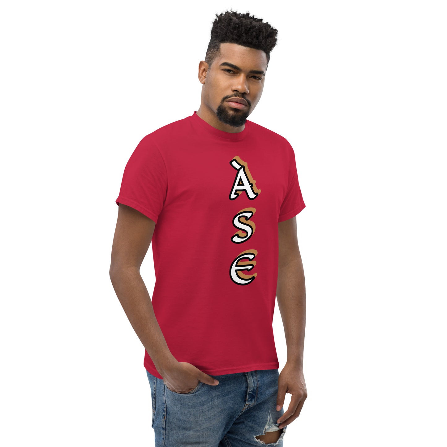 Ase white/gold Unisex classic tee