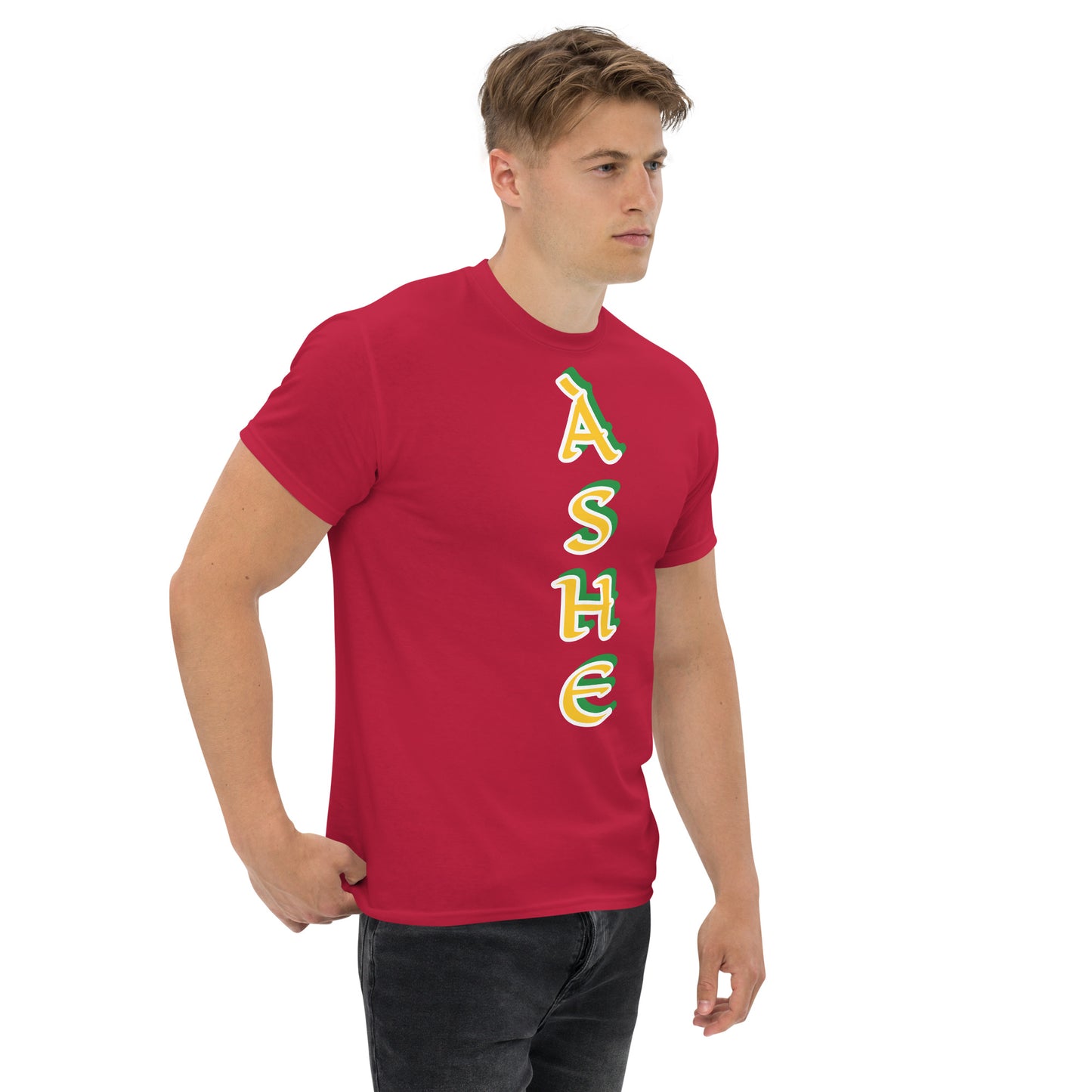 Ashe Lucumi reverse vertical Unisex classic tee