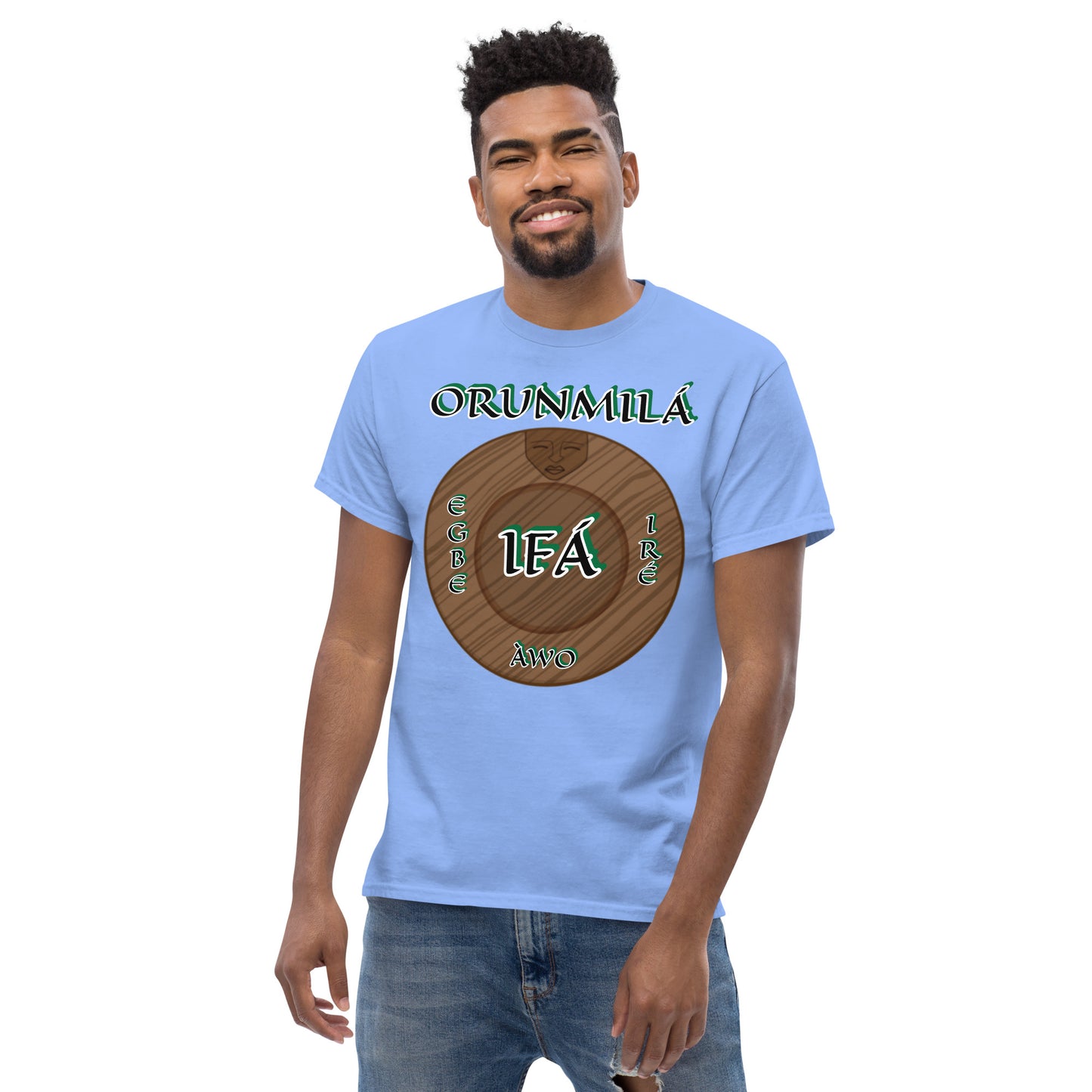 ORUNMILÁ Egbe IRÉ ÀWO Ifa Aje ju Ogun Reverse Unisex classic tee