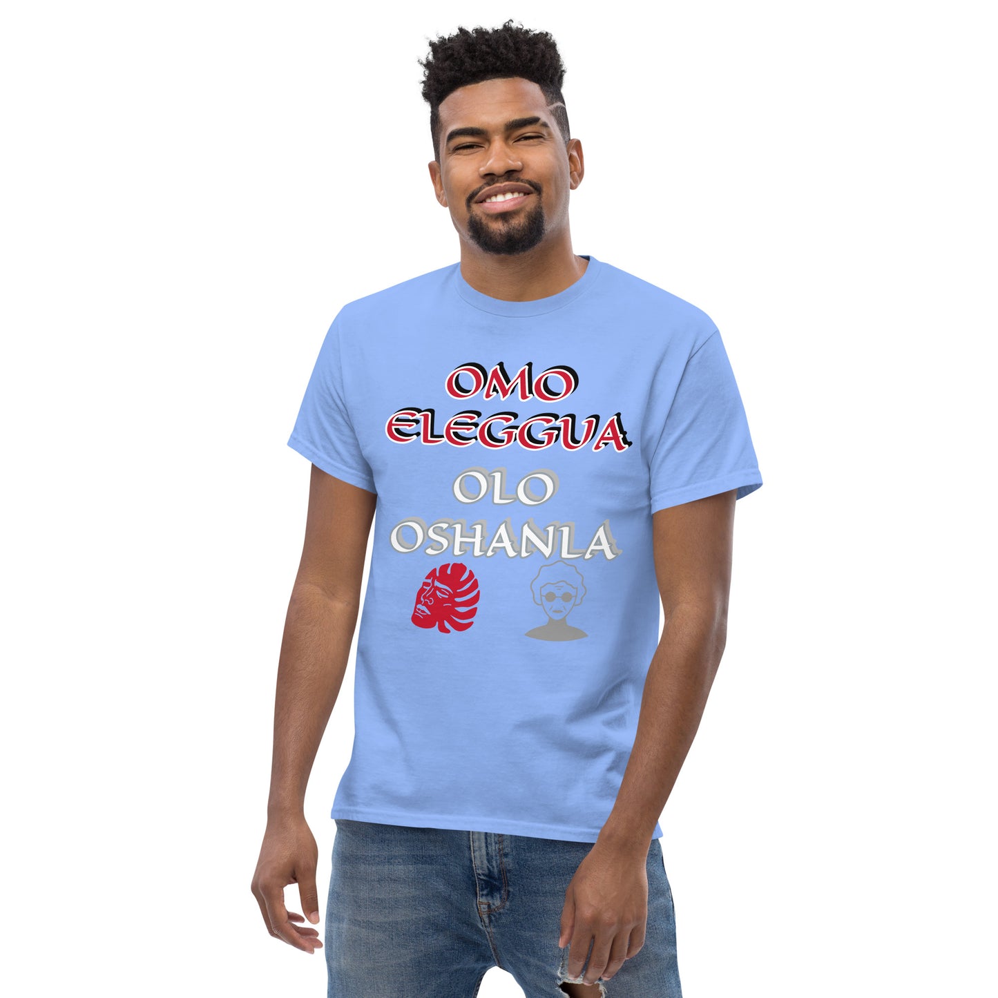 Omo Eleggua Olo OSHANLA icon Lucumi Unisex classic tee