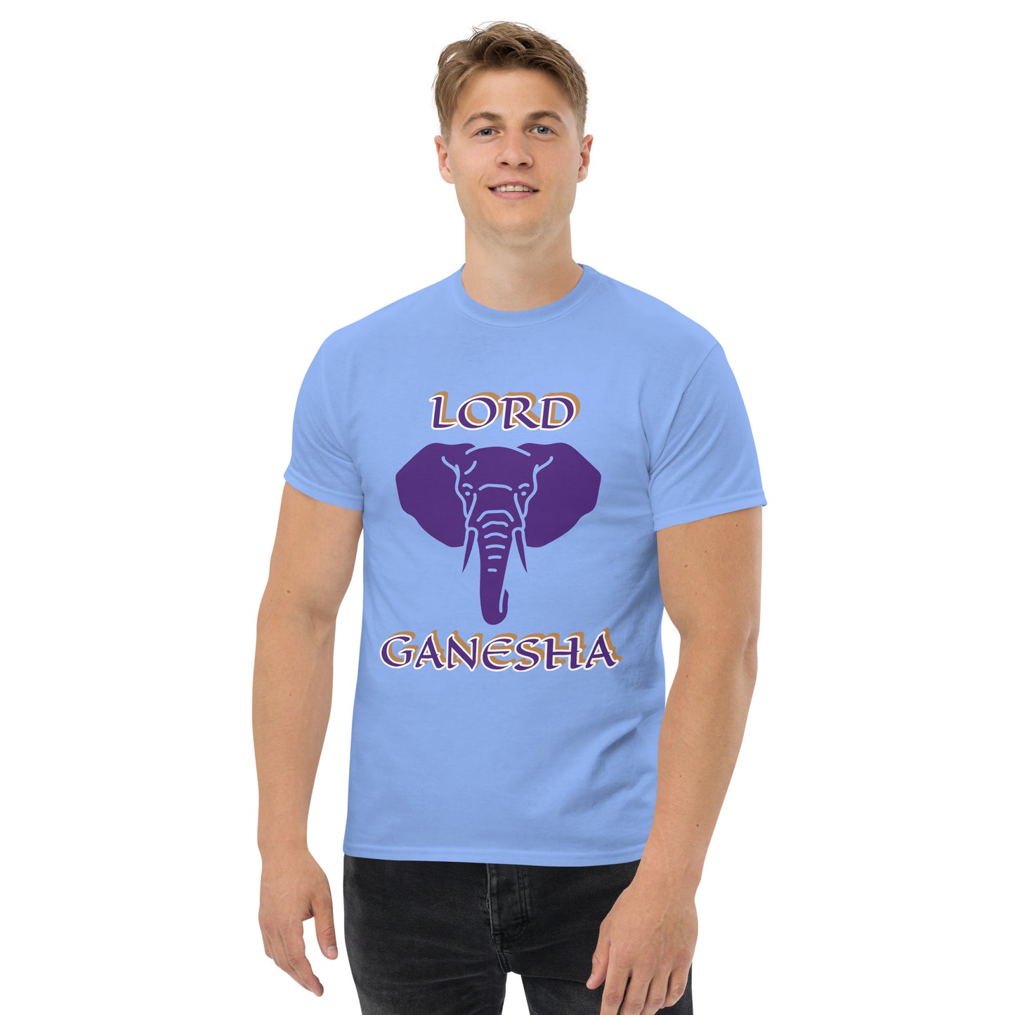 Lord Ganesha Purple Unisex classic tee