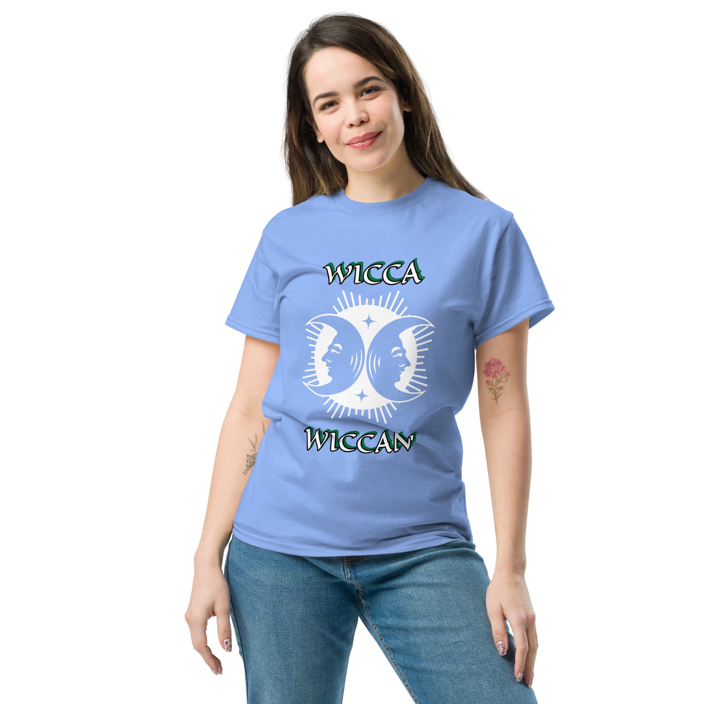 Wicca White Wiccan Unisex classic tee