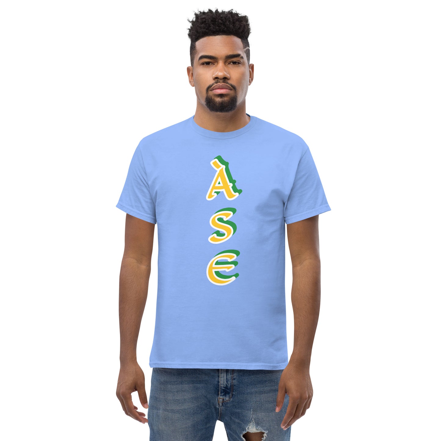 Ase Lucumi reverse vertical Unisex classic tee