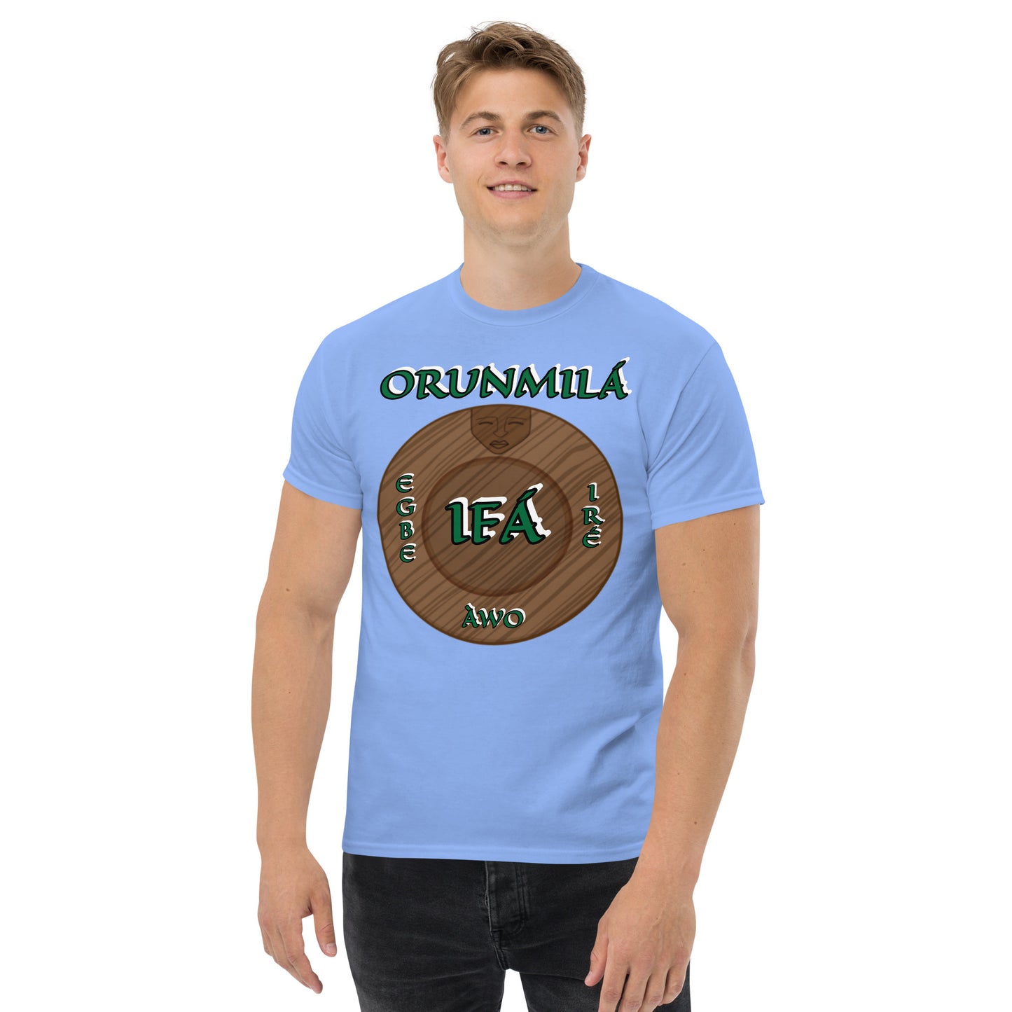 ORUNMILÁ Egbe IRÉ ÀWO Logo  Ifa Aje ju Ogun Unisex classic tee