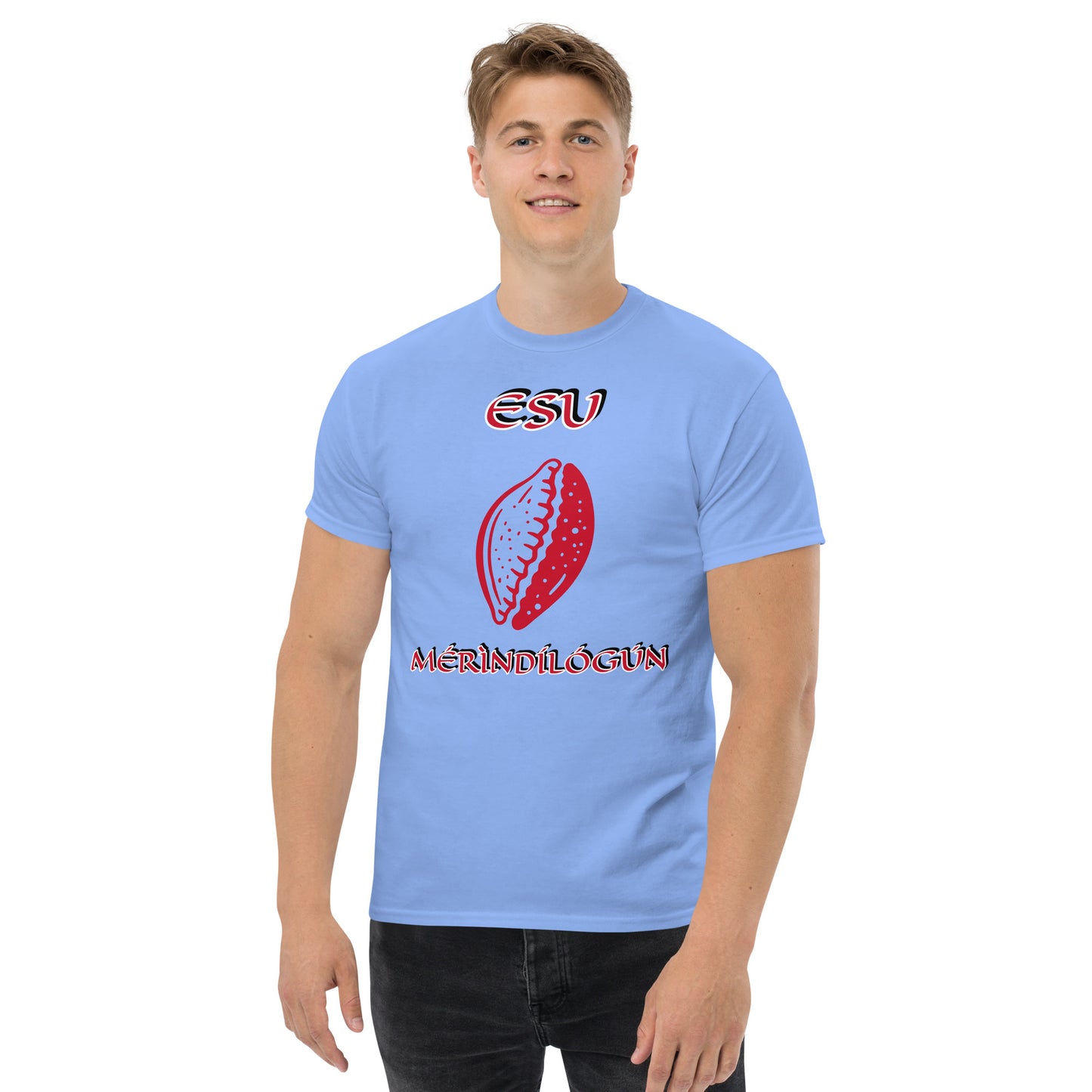 ESU Merindinlogun Isese Red Unisex classic tee