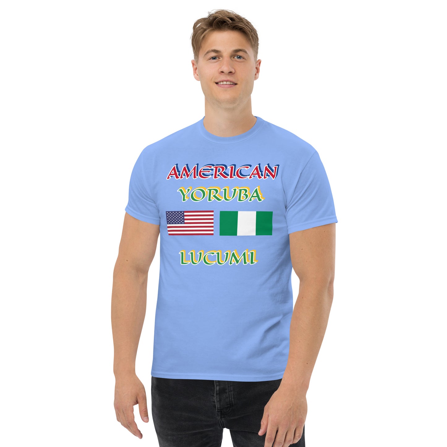 American Yoruba Lucumi Dual Flag Unisex classic tee