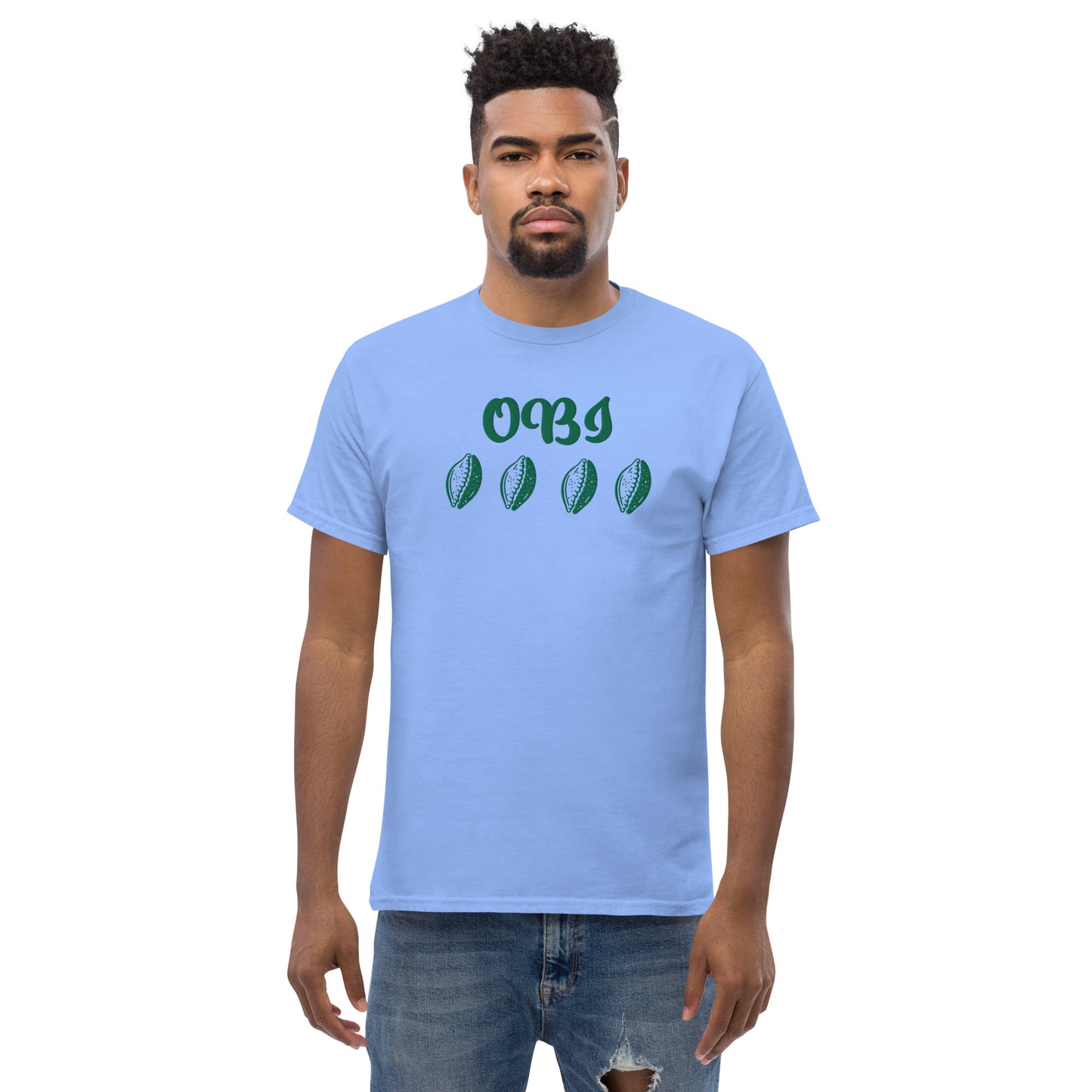 OBI Green Embroidered Unisex classic tee