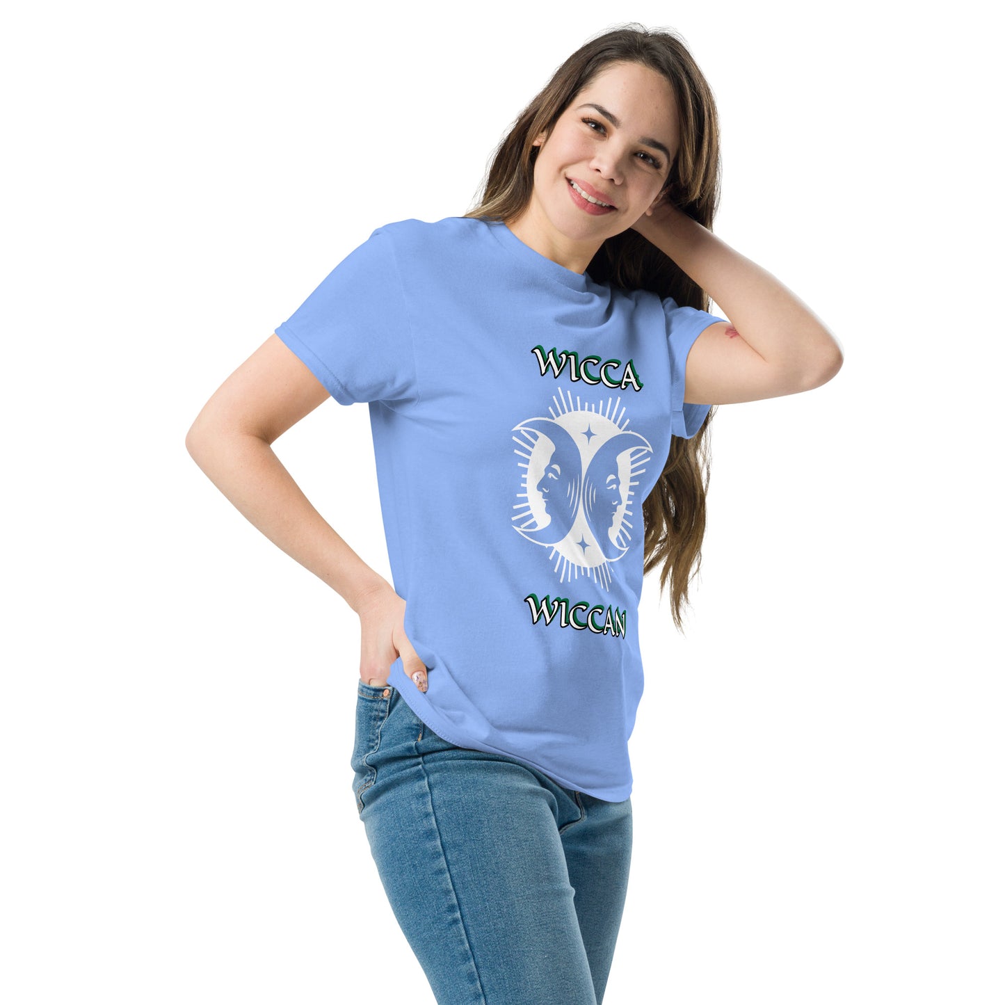 Wicca White Wiccan Unisex classic tee