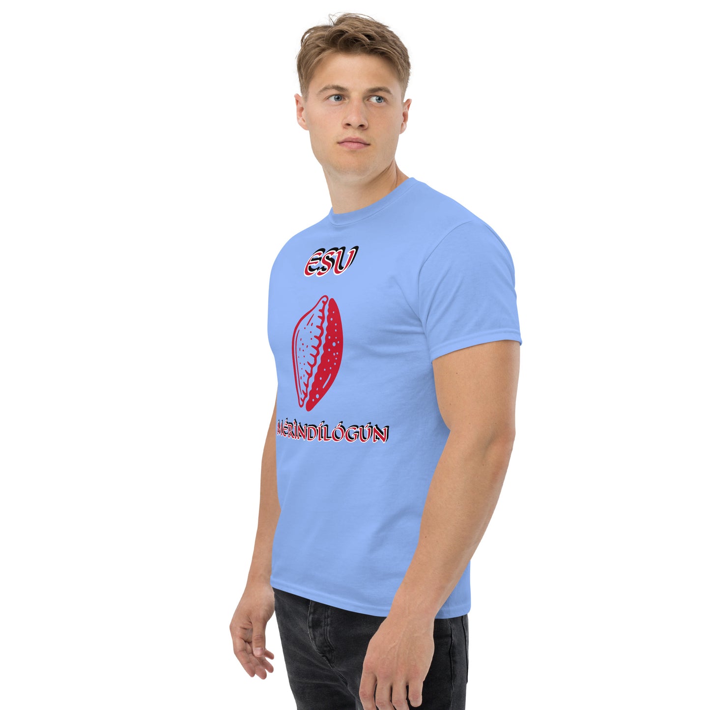 ESU Merindinlogun Isese Red Unisex classic tee