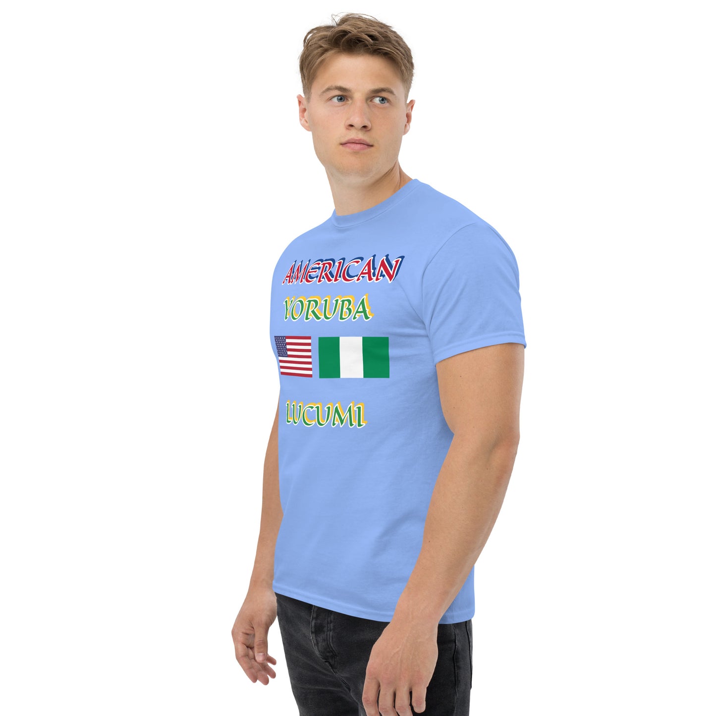 American Yoruba Lucumi Dual Flag Unisex classic tee