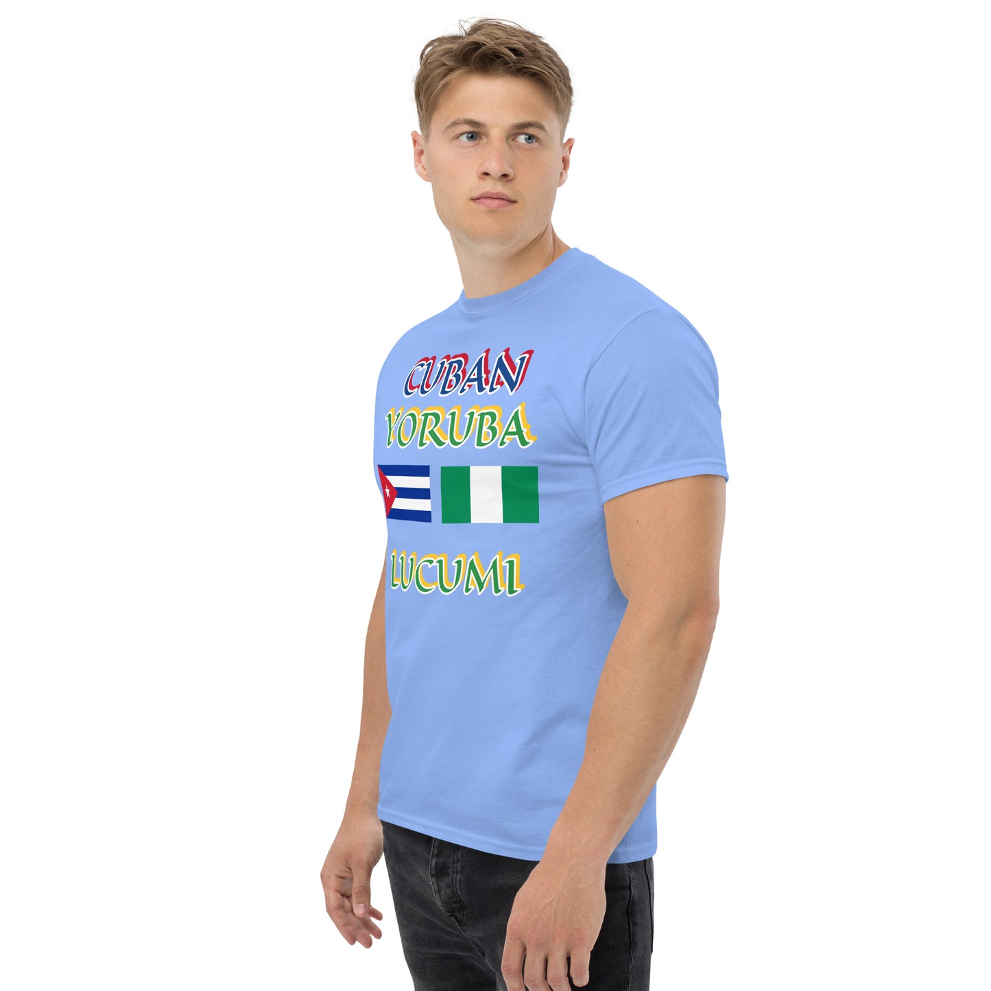 Cuban Yoruba Lucumi Dual Flag Unisex classic tee