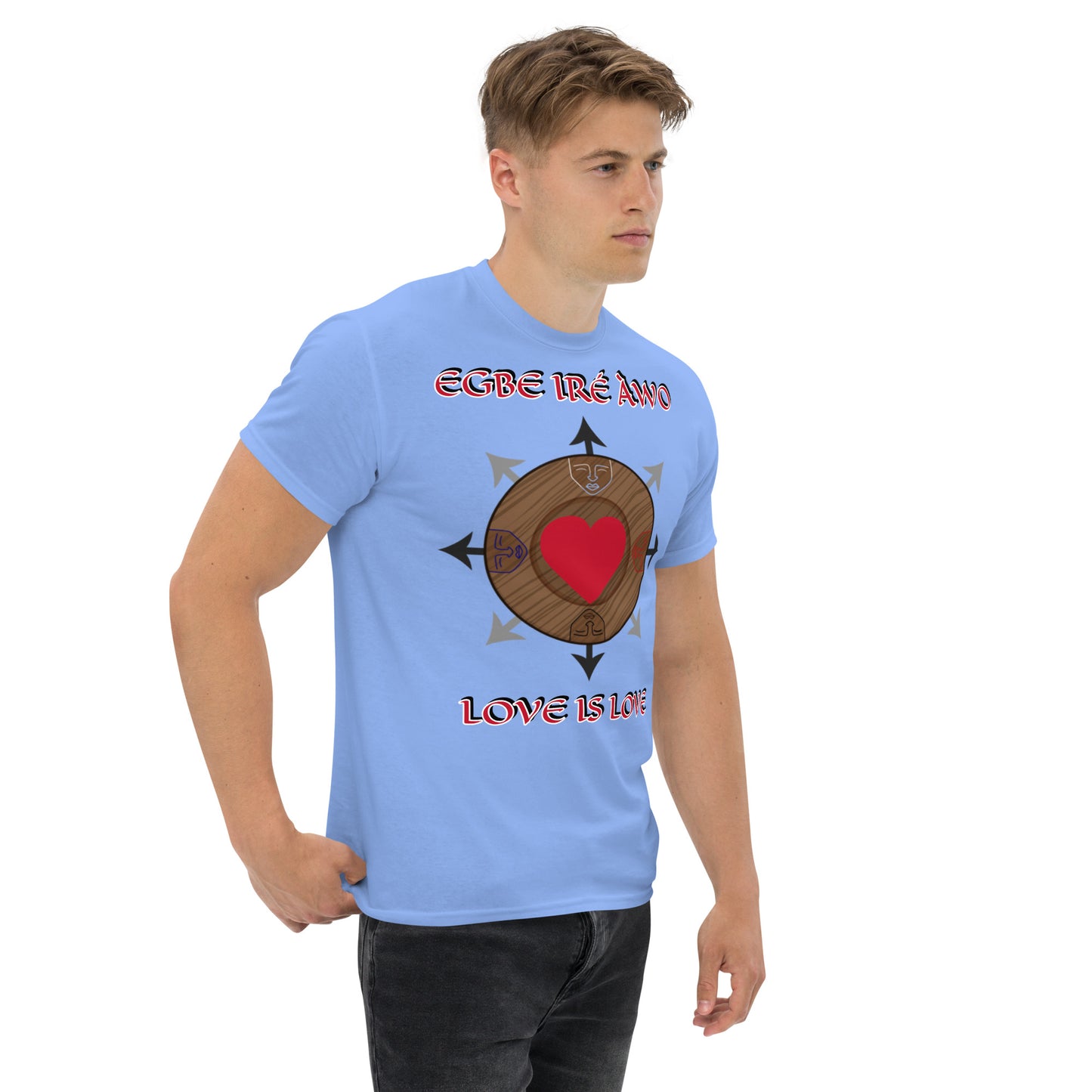 Egbe Ire Awo Logo Love is Love Unisex classic tee