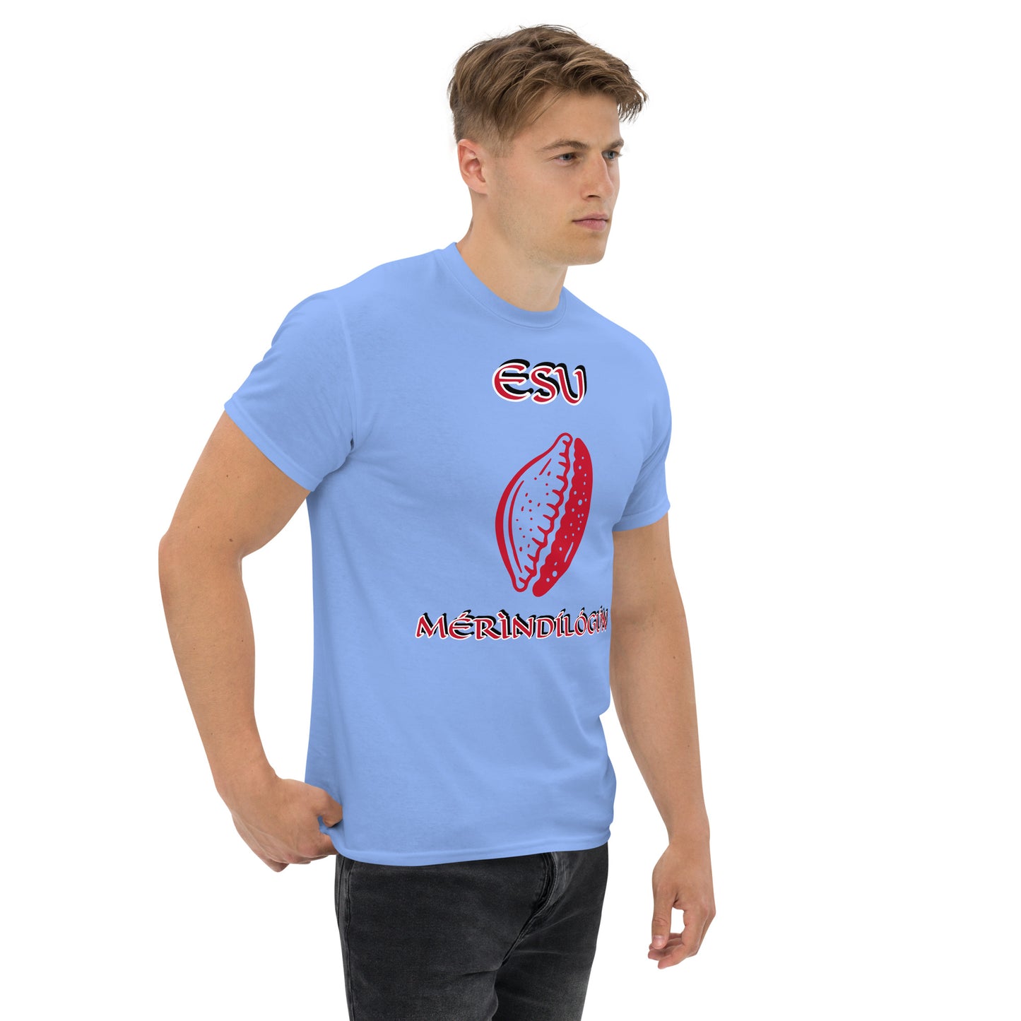 ESU Merindinlogun Isese Red Unisex classic tee
