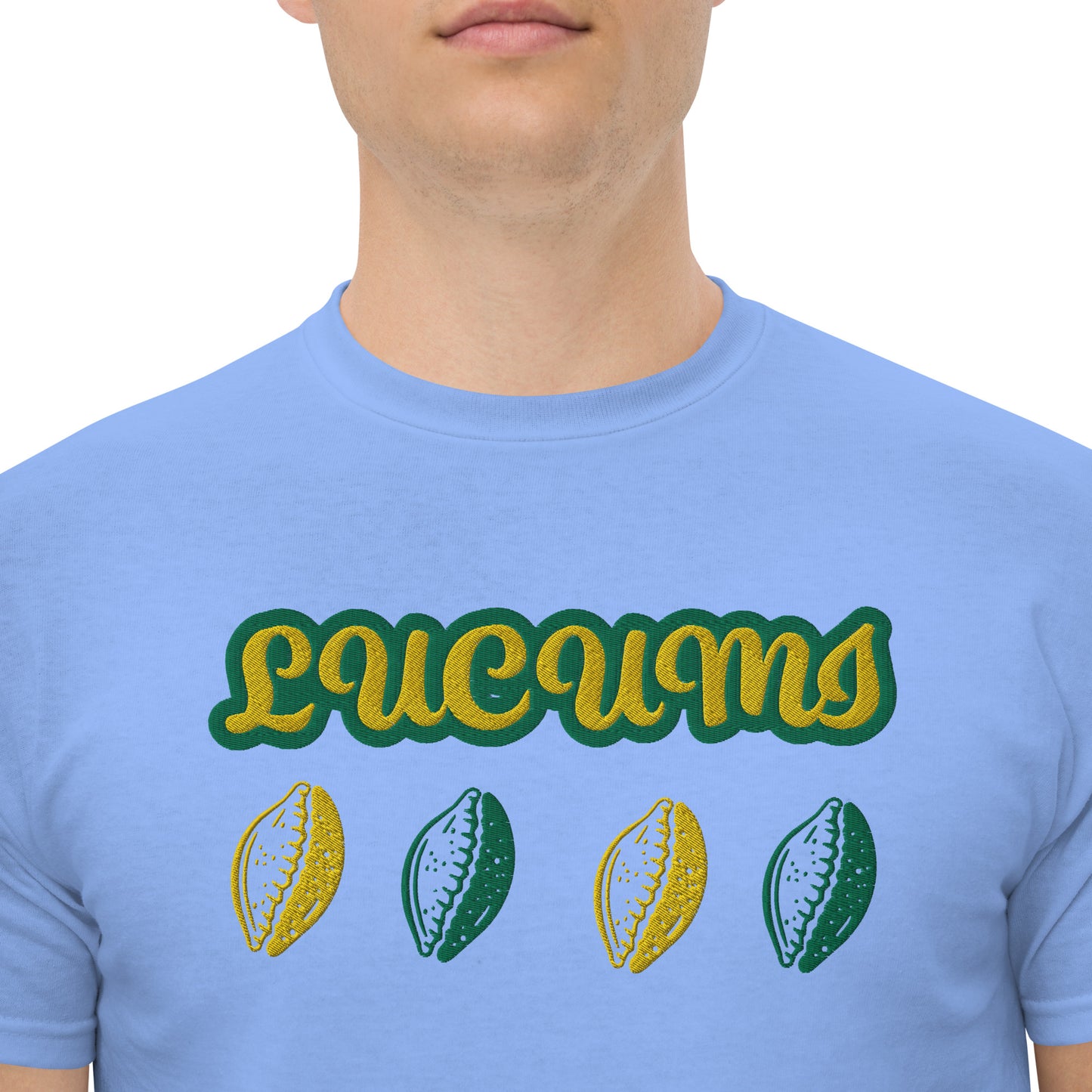 Lucumi Cowrie Reversed Embroidered Unisex classic tee