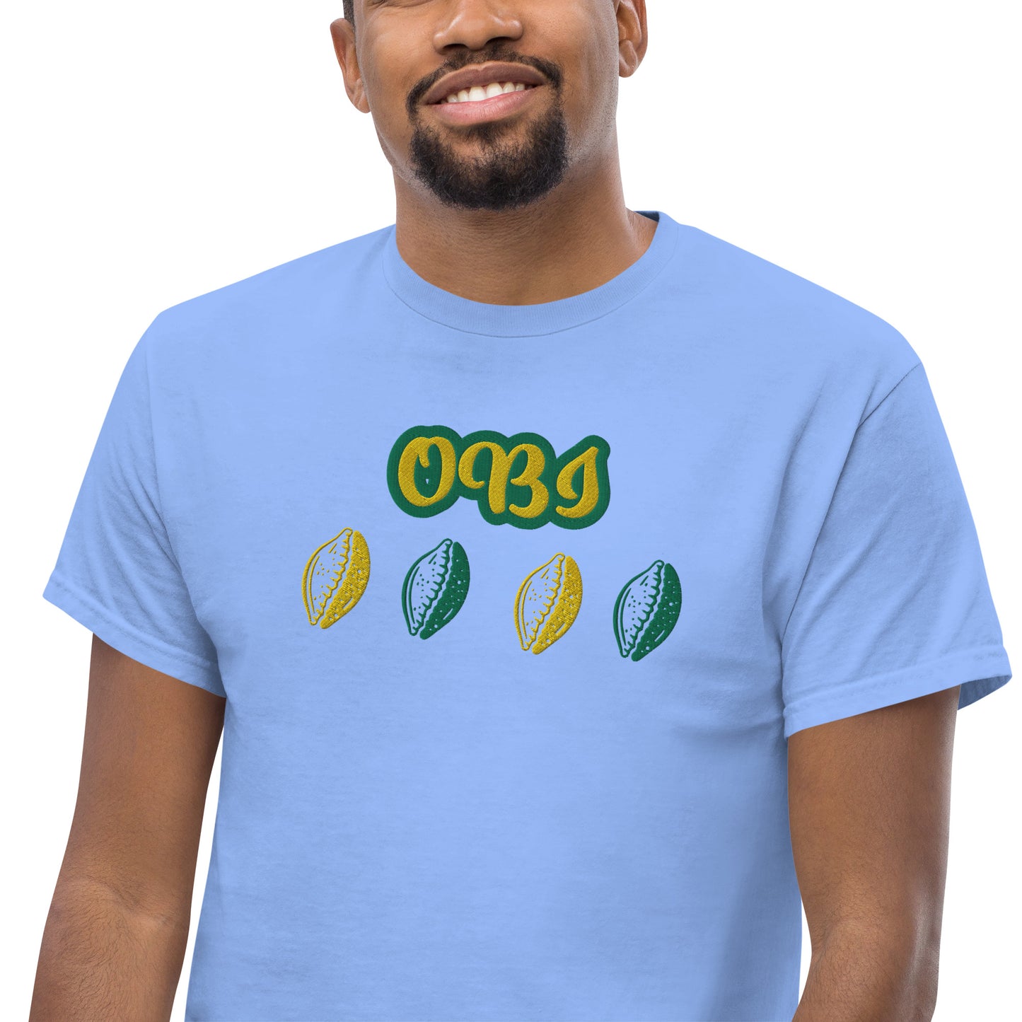 OBI Lucumi Reversed Embroidered Unisex classic tee