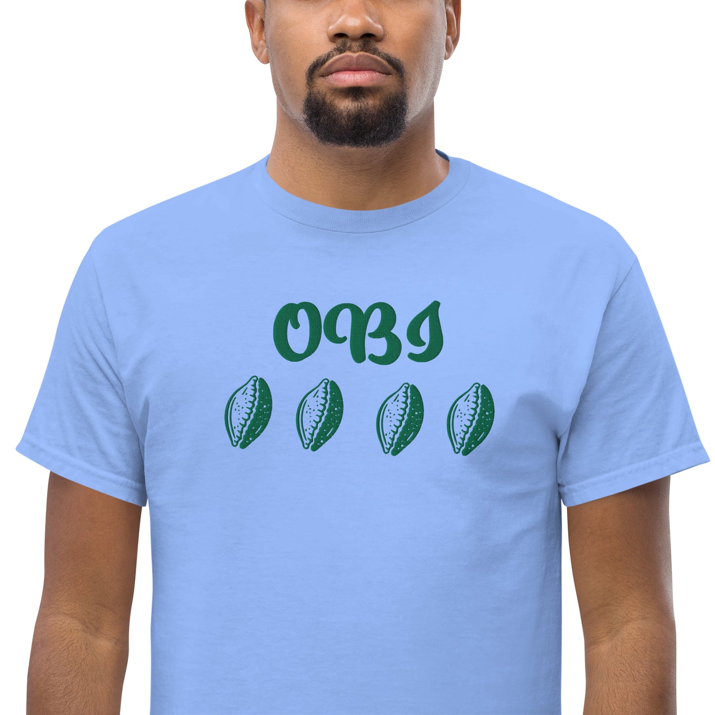 OBI Green Embroidered Unisex classic tee