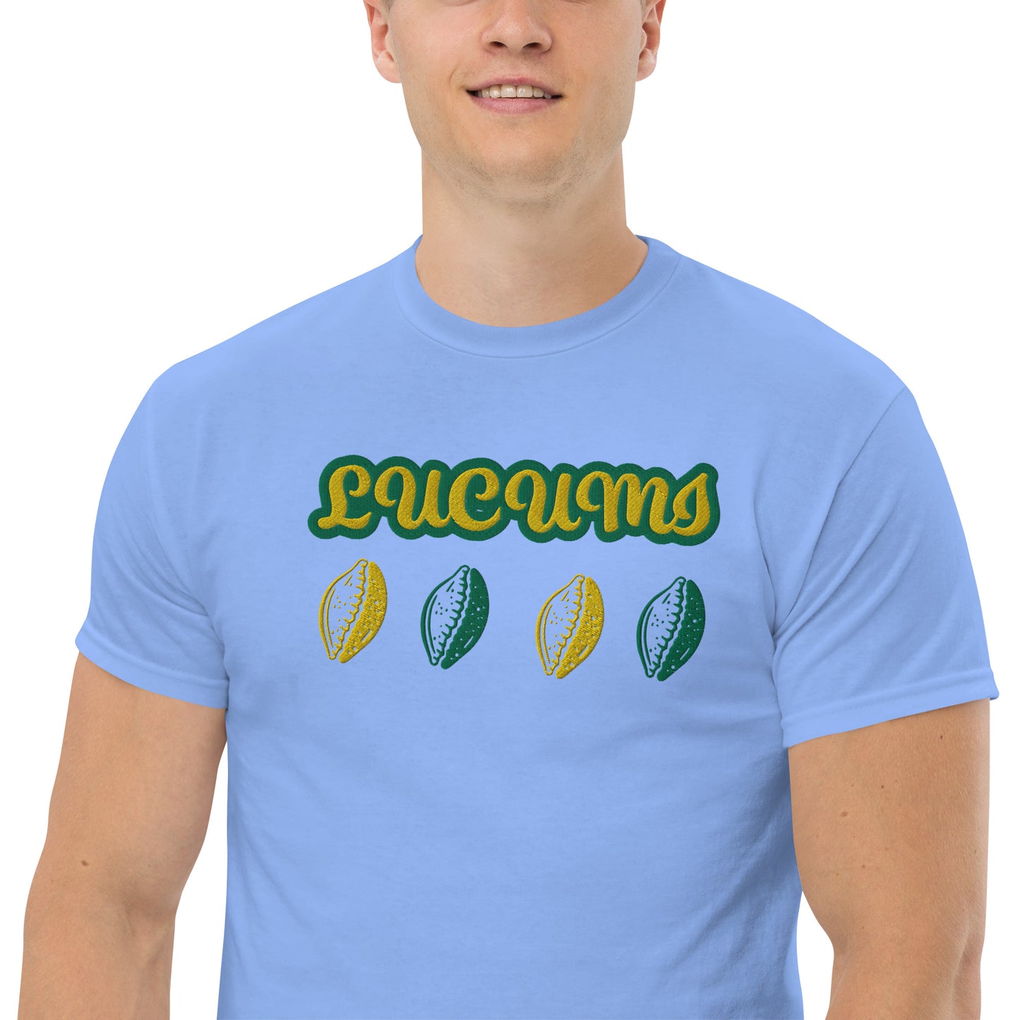 Lucumi Cowrie Reversed Embroidered Unisex classic tee