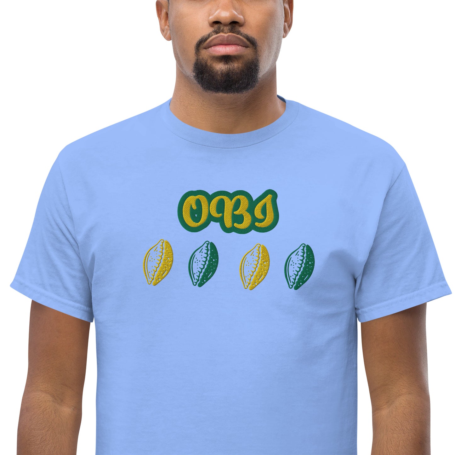 OBI Lucumi Reversed Embroidered Unisex classic tee