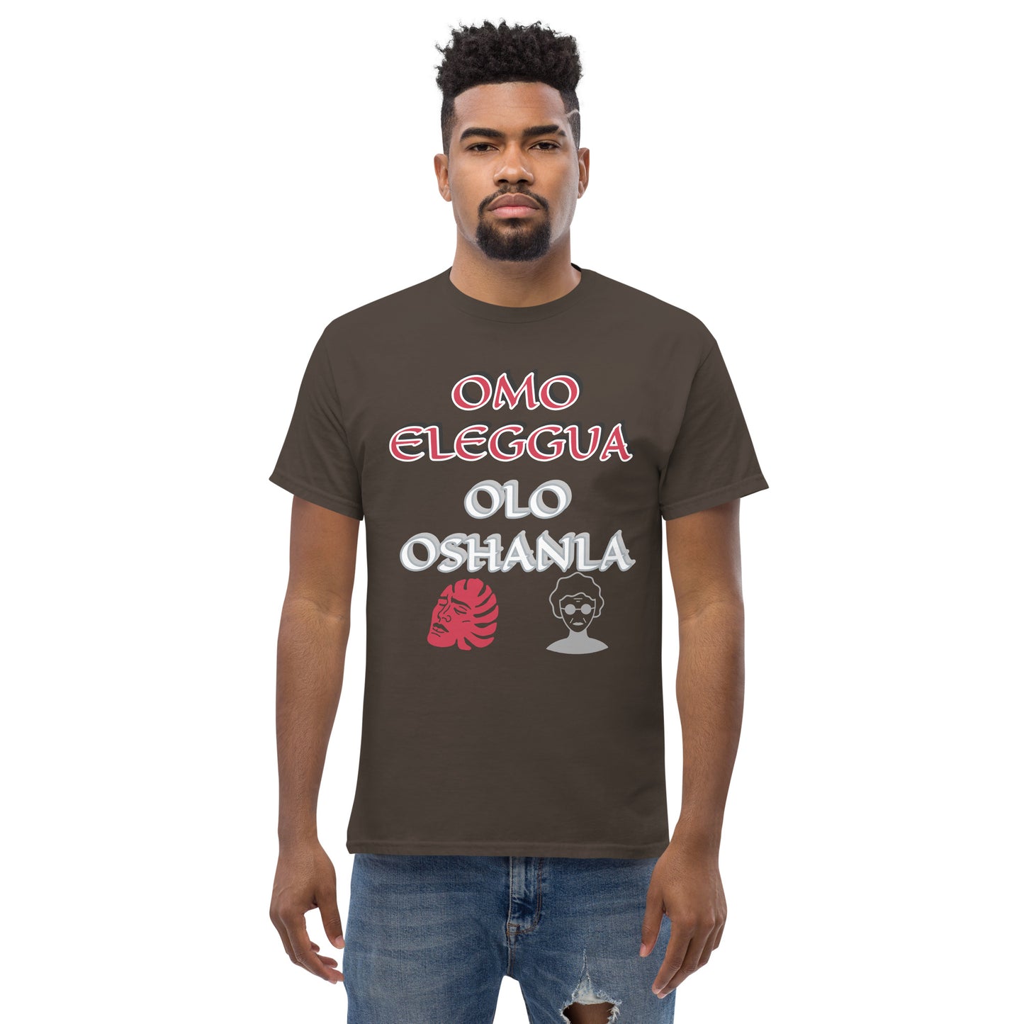 Omo Eleggua Olo OSHANLA icon Lucumi Unisex classic tee