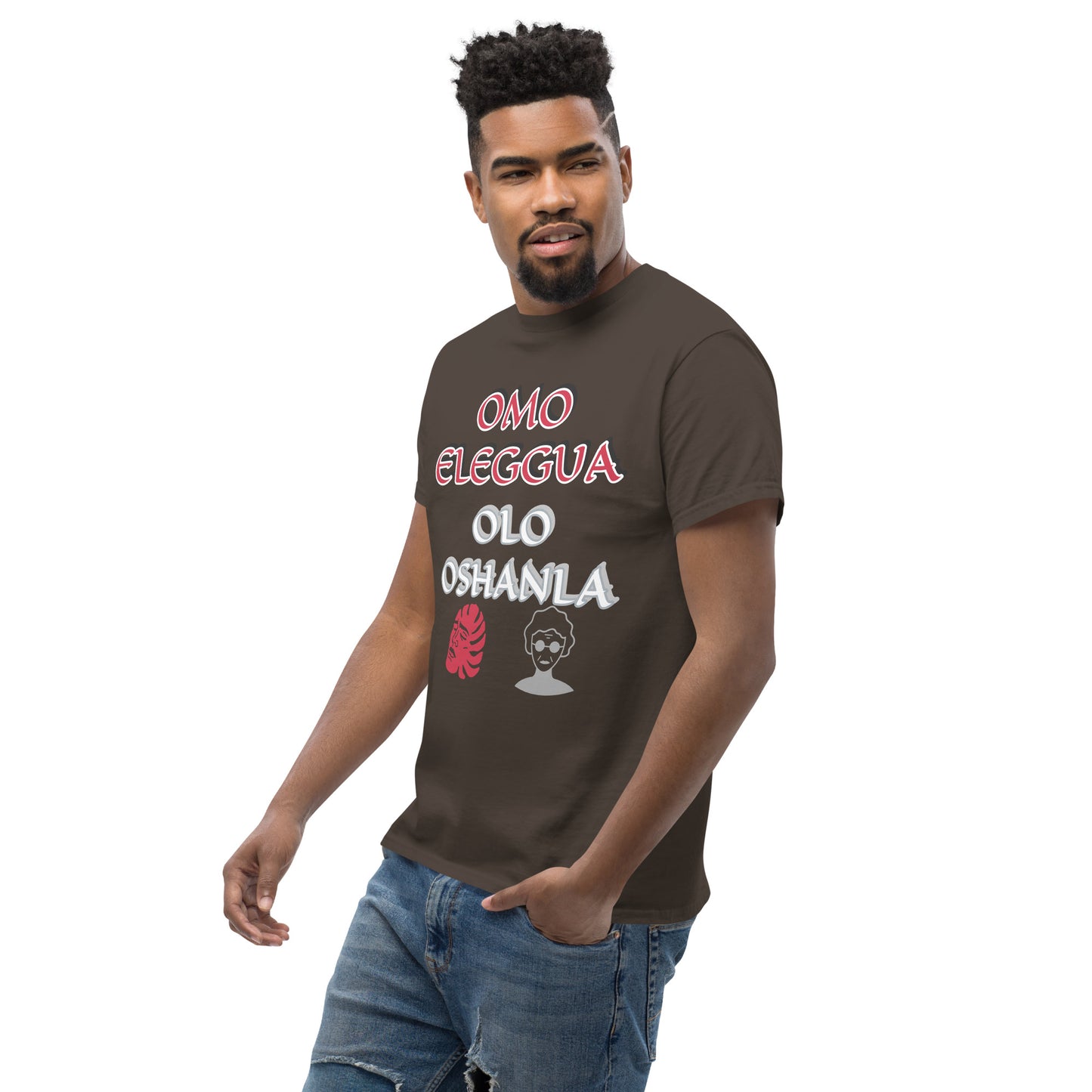 Omo Eleggua Olo OSHANLA icon Lucumi Unisex classic tee