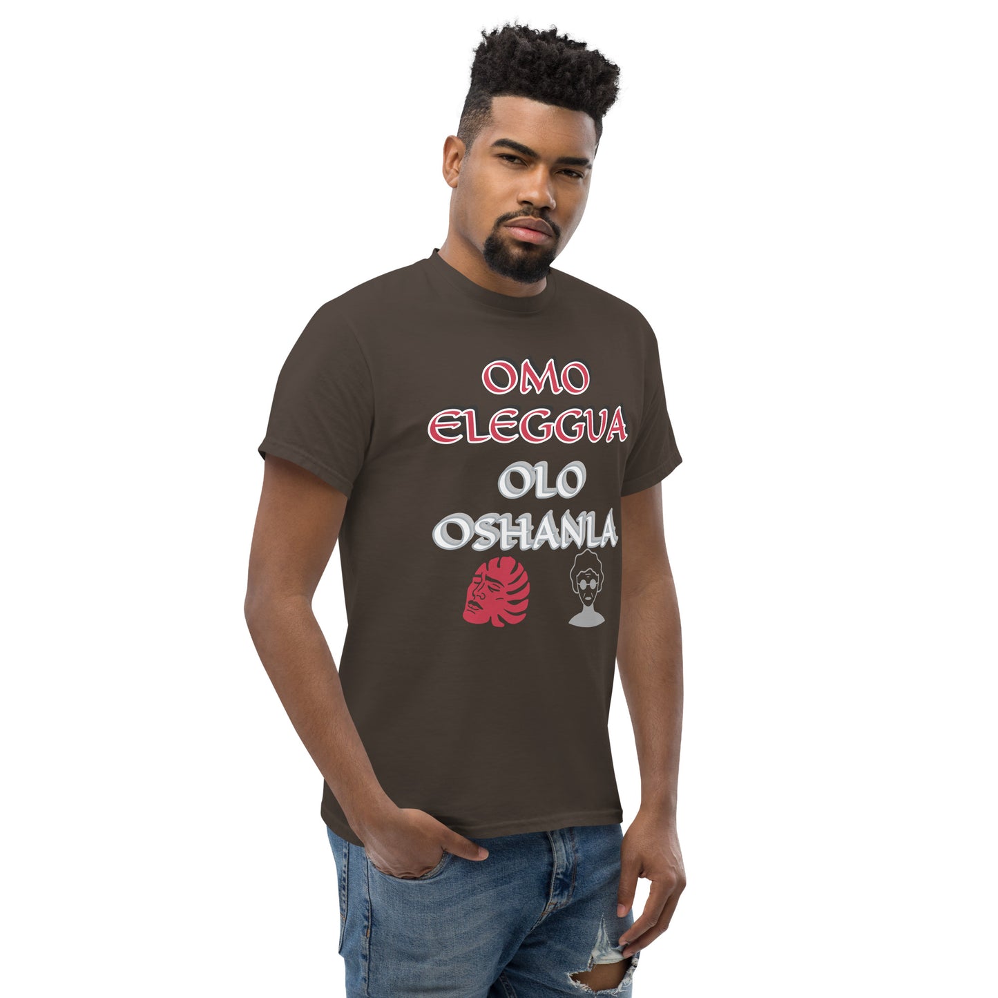 Omo Eleggua Olo OSHANLA icon Lucumi Unisex classic tee