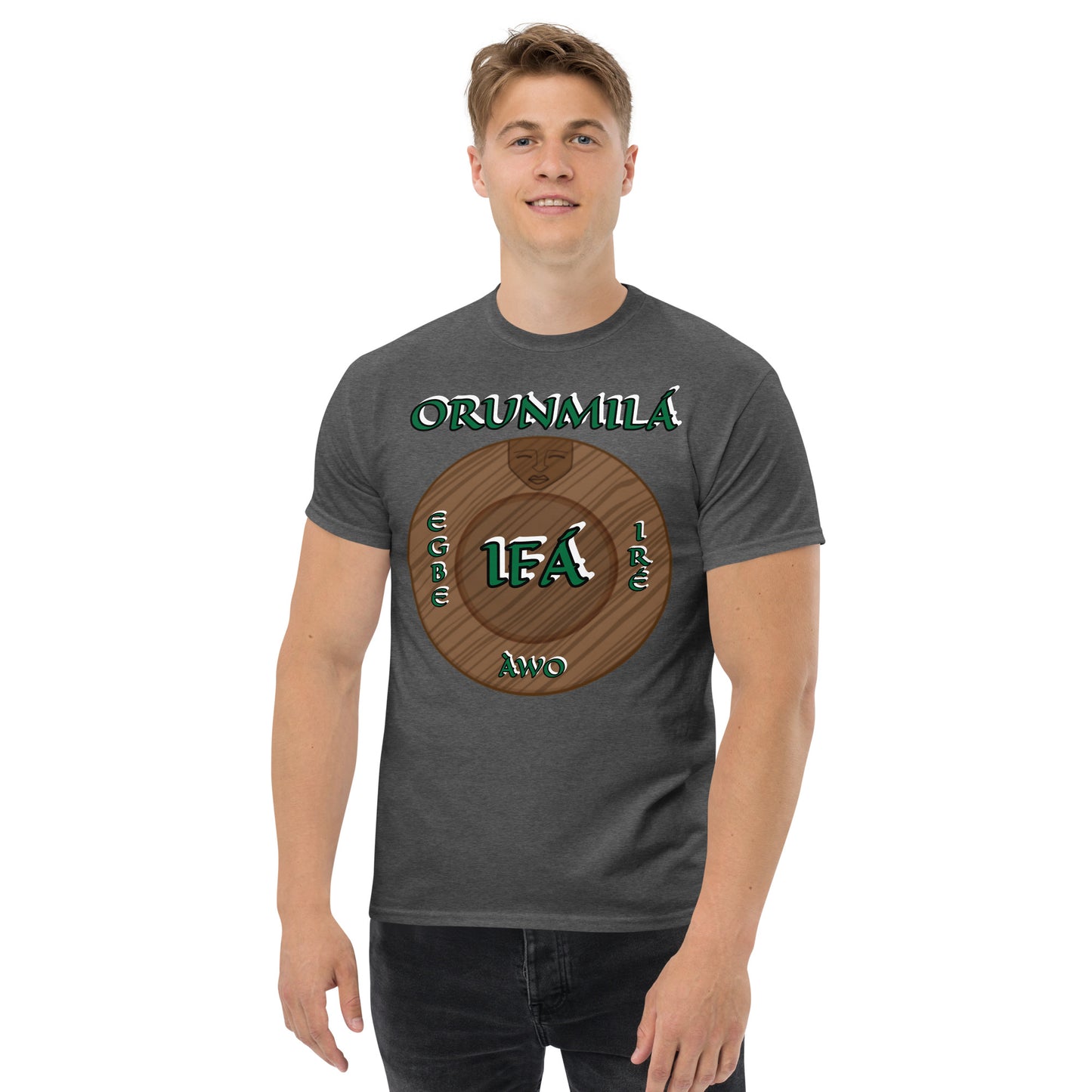 ORUNMILÁ Egbe IRÉ ÀWO Logo  Ifa Aje ju Ogun Unisex classic tee