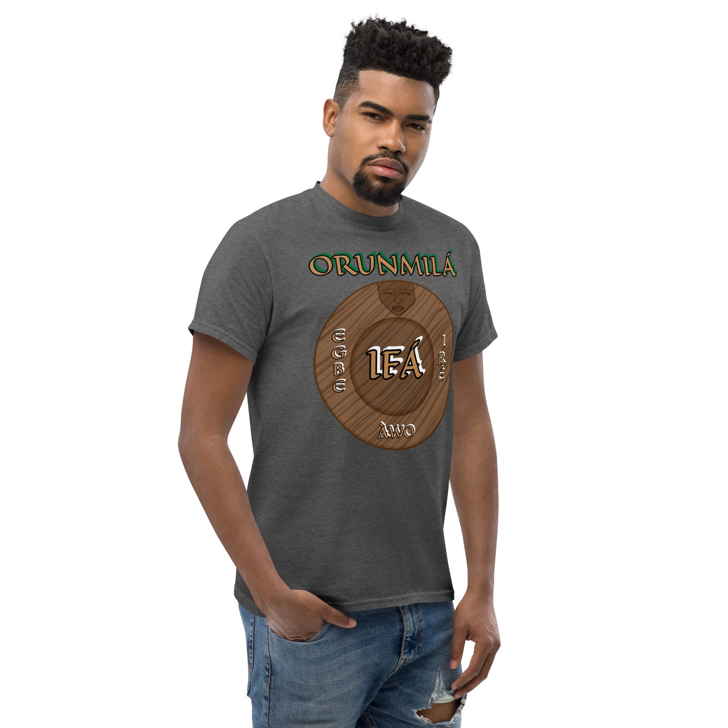 ORUNMILÁ Egbe IRÉ ÀWO Ifa Gold Unisex classic tee