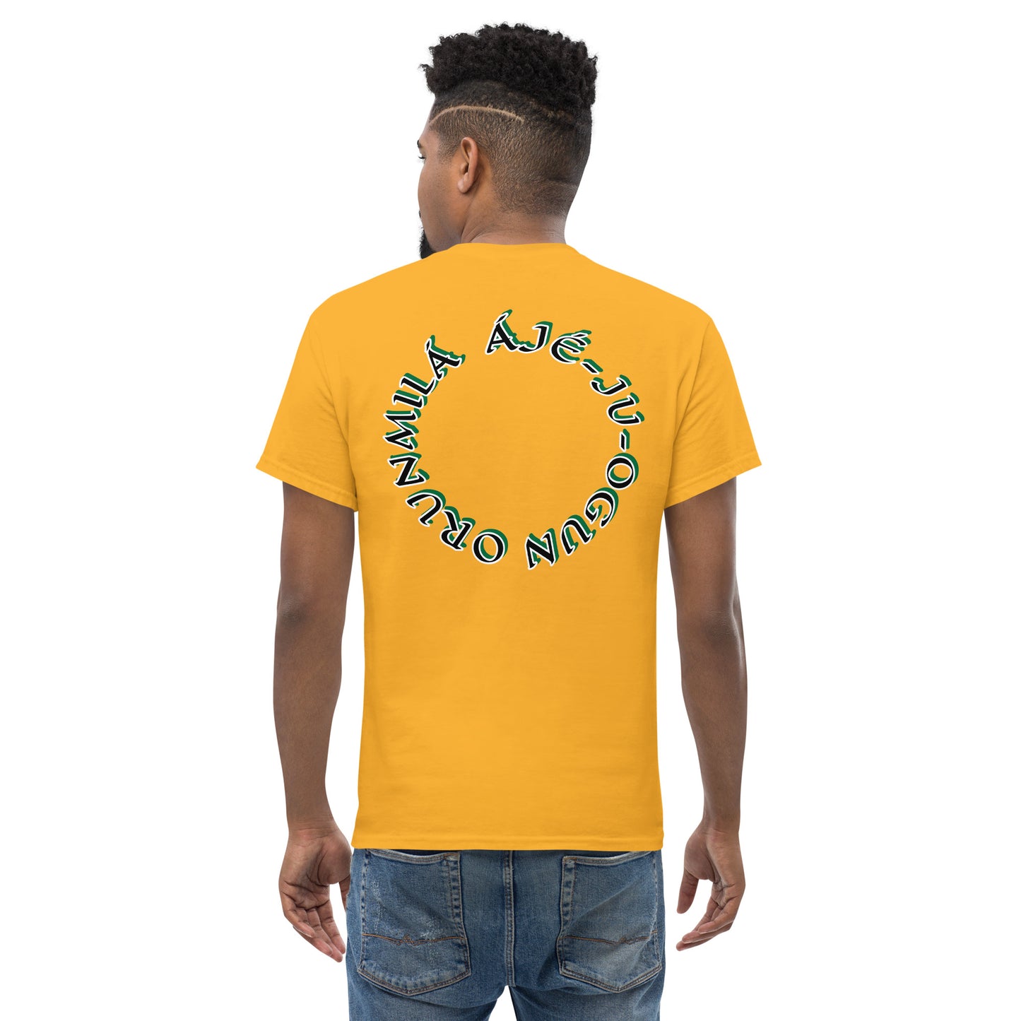 ORUNMILÁ Egbe IRÉ ÀWO Ifa Aje ju Ogun Reverse Unisex classic tee