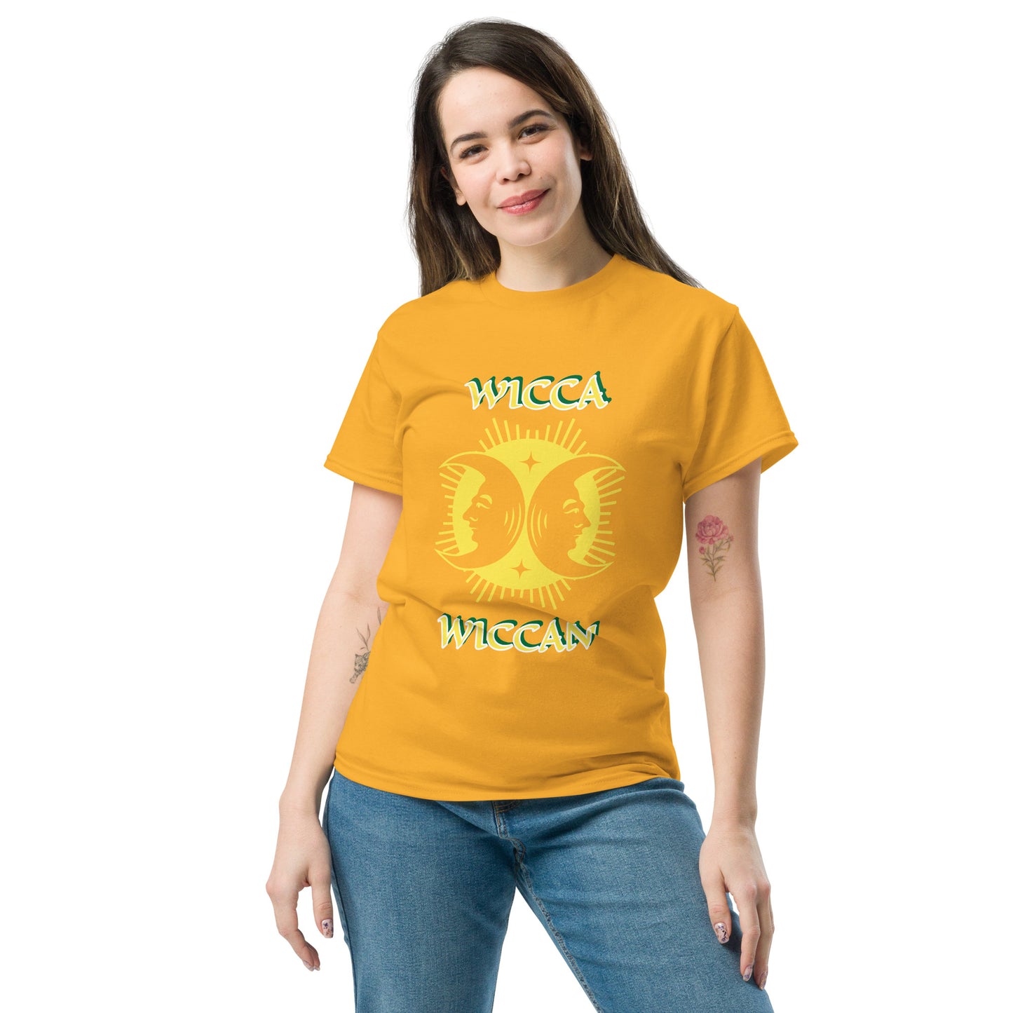 Wicca Yellow Wiccan Unisex classic tee