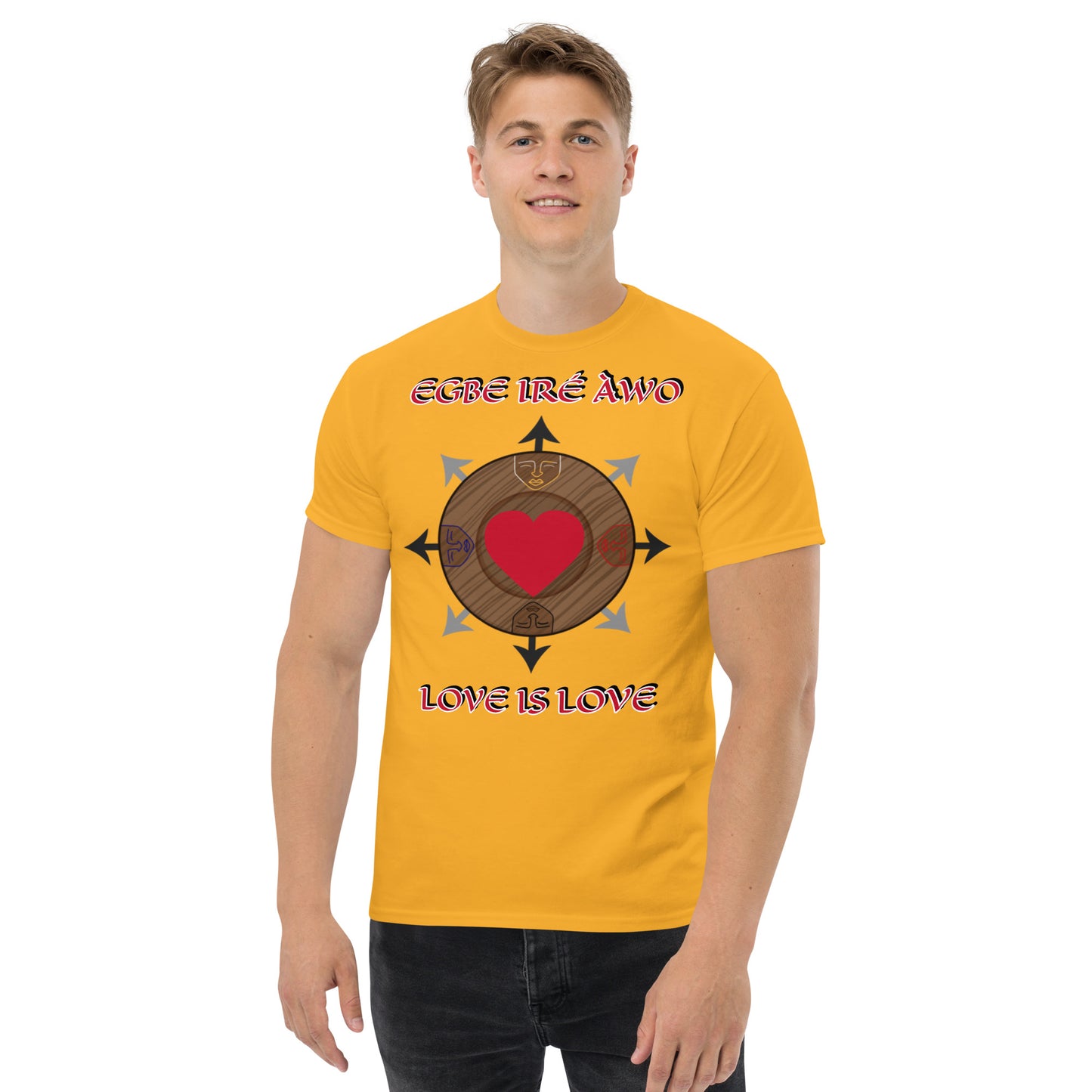 Egbe Ire Awo Logo Love is Love Unisex classic tee