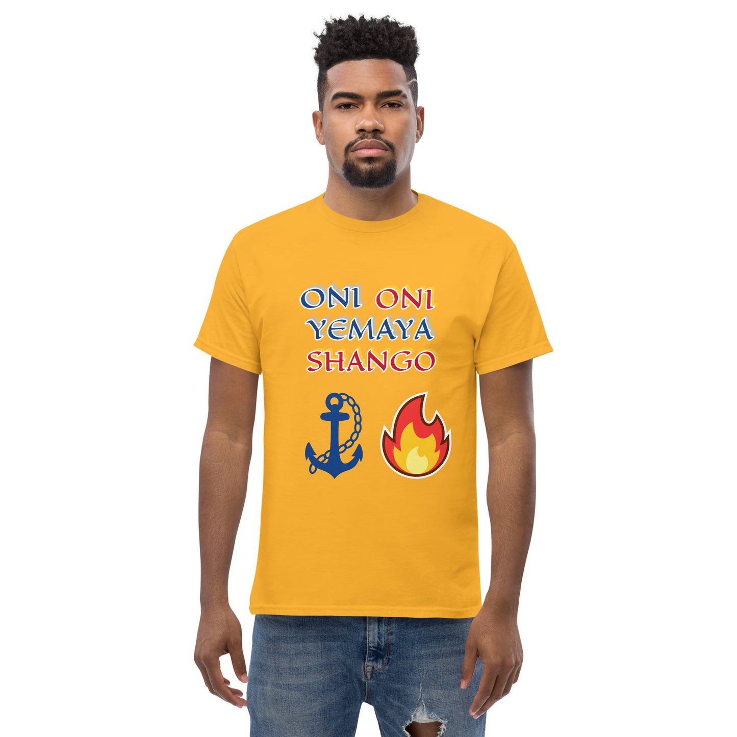 Oni Oni Yemaya/ Shango icon Lucumi Unisex classic tee