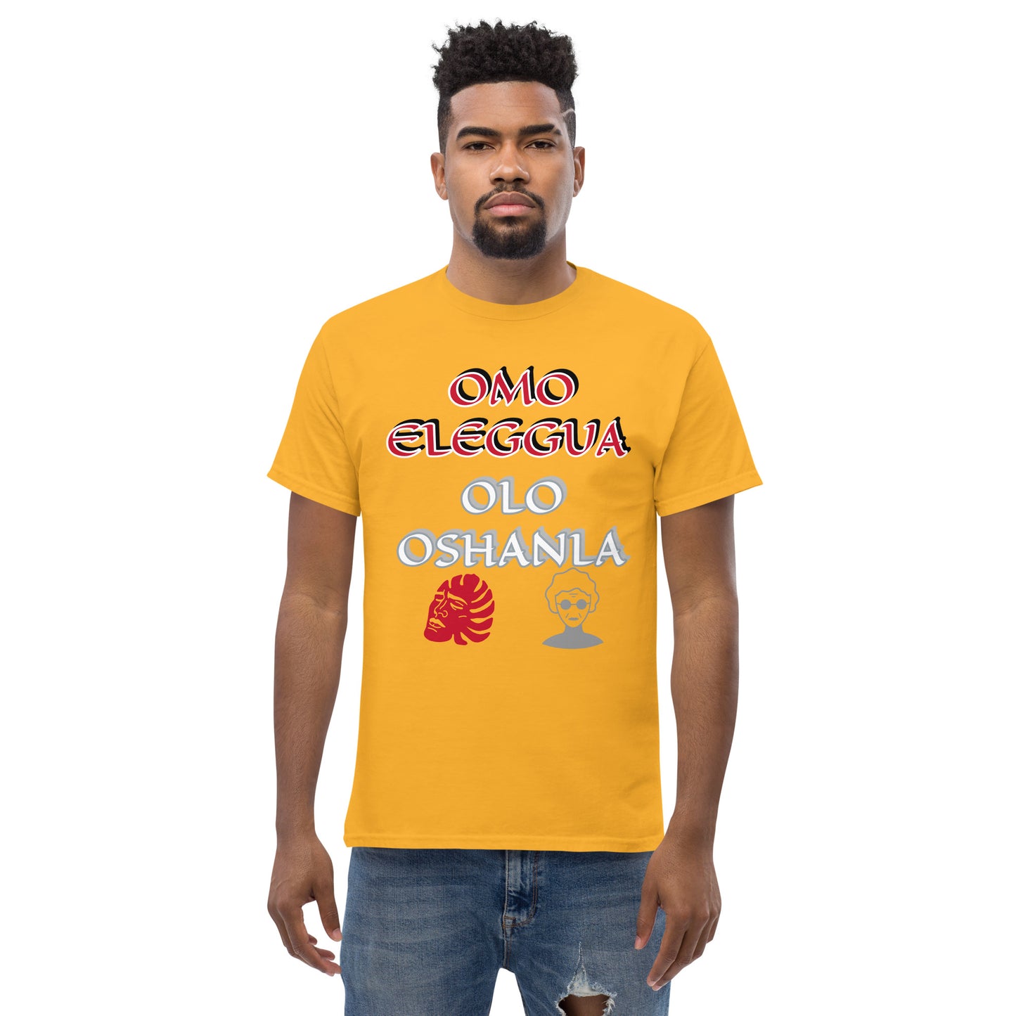 Omo Eleggua Olo OSHANLA icon Lucumi Unisex classic tee