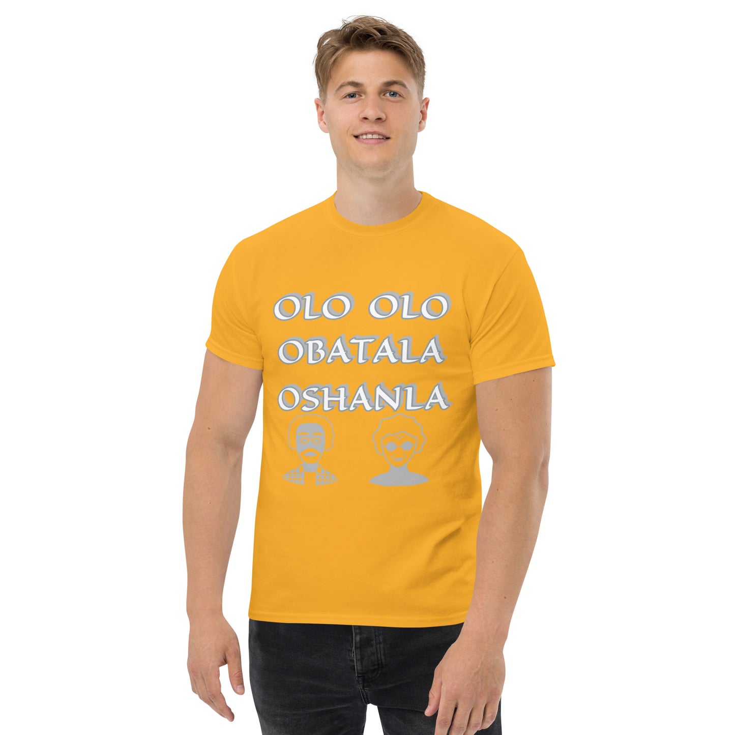 Olo Olo Obatala Oshanla Lucumi icon Unisex classic tee