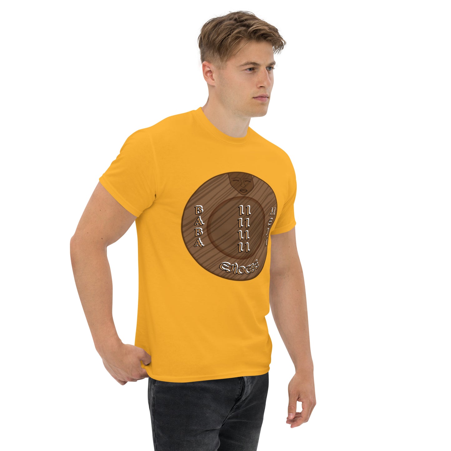 Baba Ejiogbe MEJI Gold Unisex classic tee