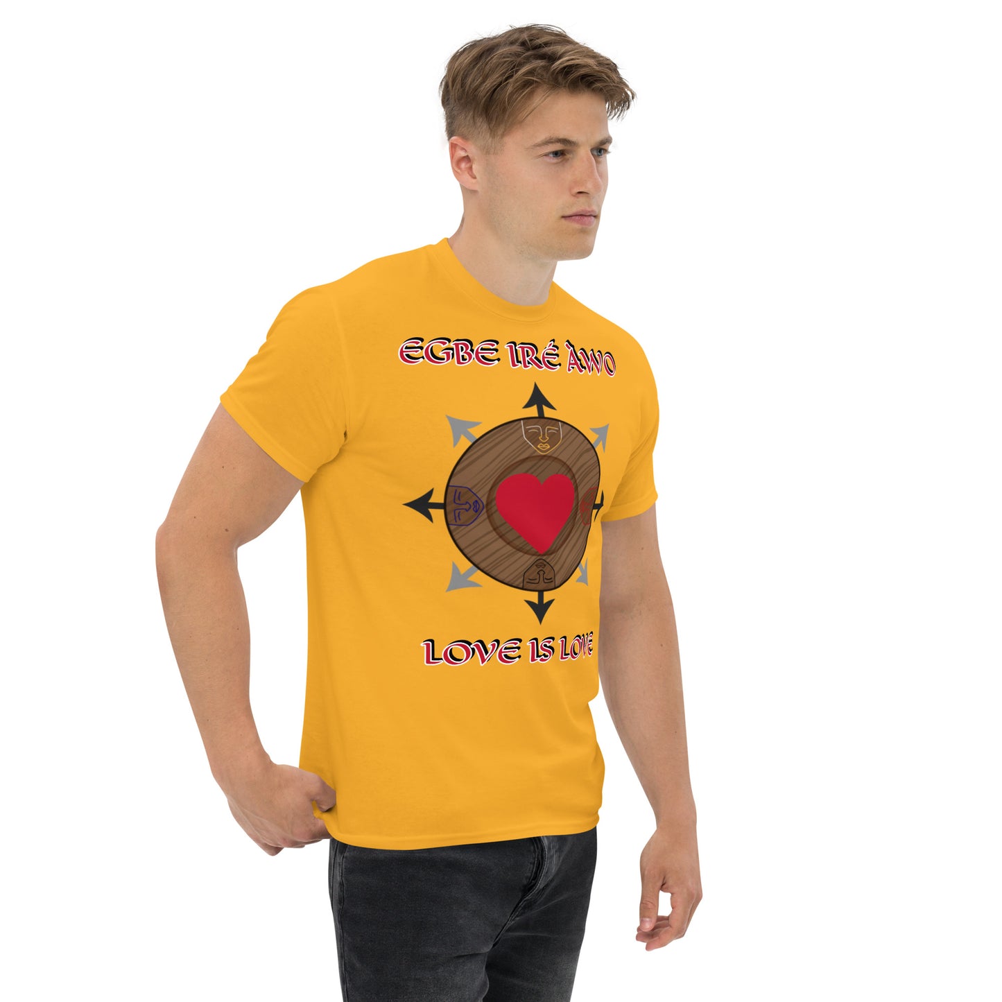 Egbe Ire Awo Logo Love is Love Unisex classic tee