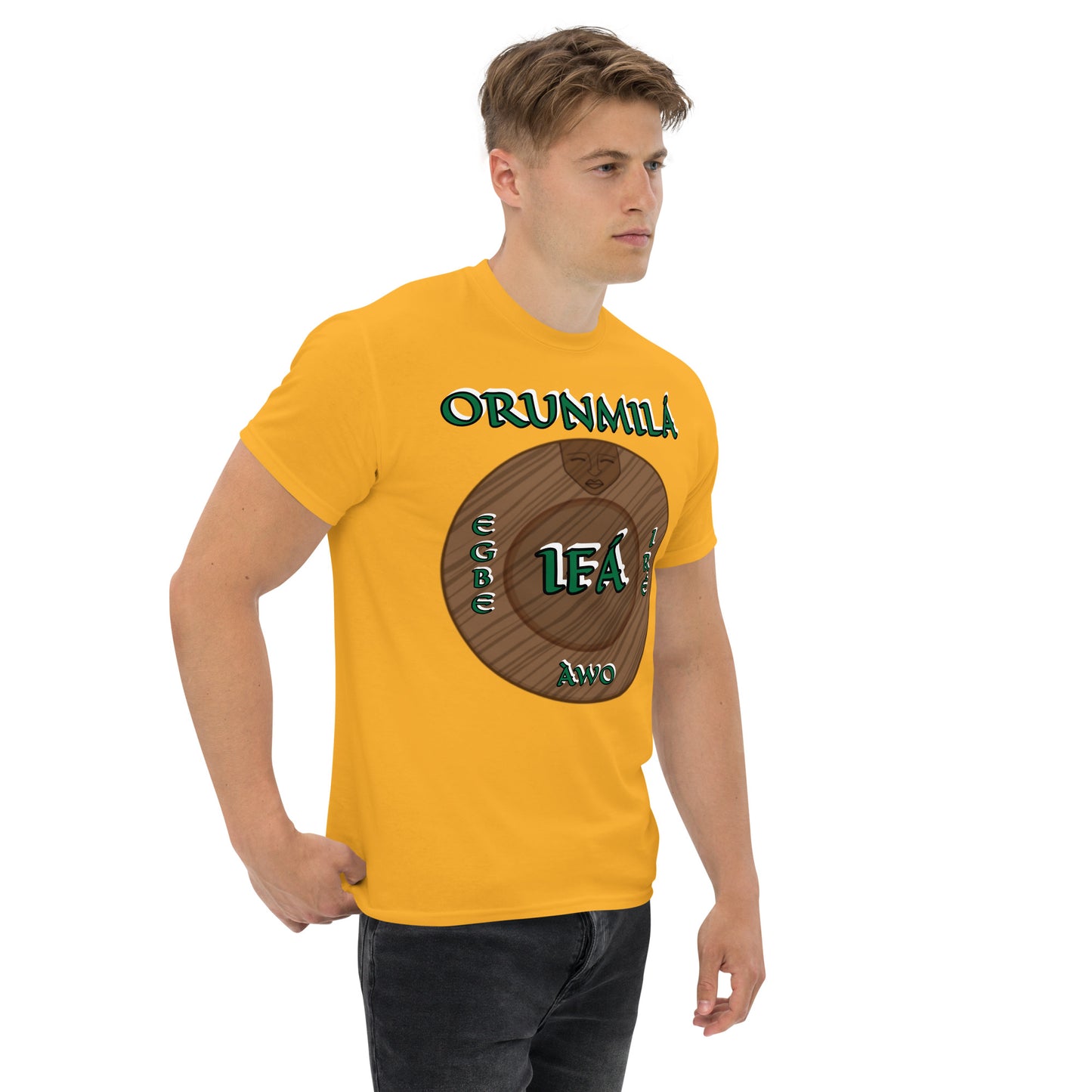 ORUNMILÁ Egbe IRÉ ÀWO Logo  Ifa Aje ju Ogun Unisex classic tee