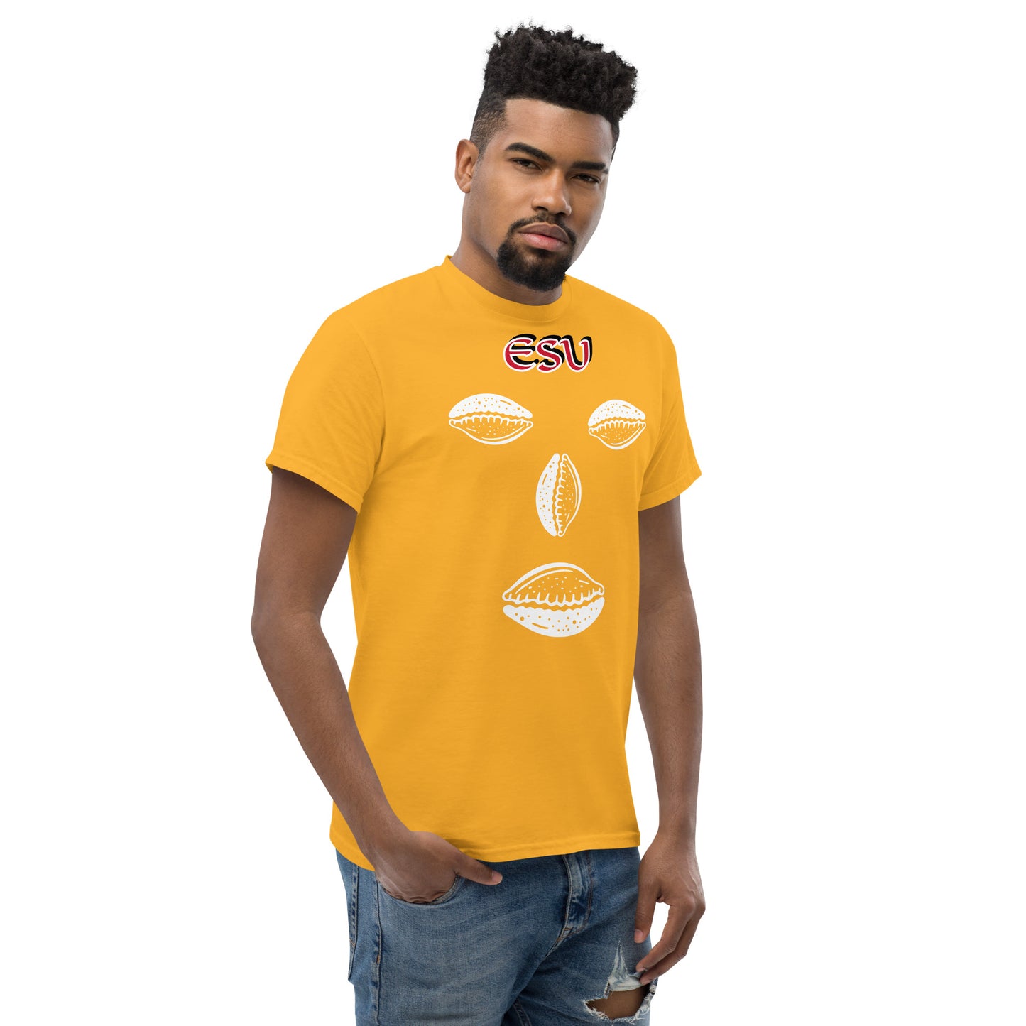 ESU Isese Cowrie White Unisex classic tee