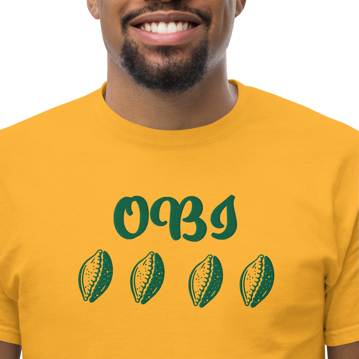 OBI Green Embroidered Unisex classic tee