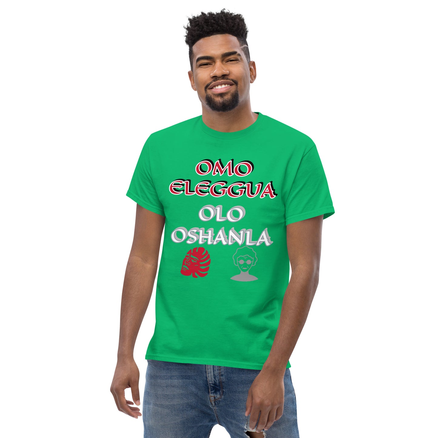 Omo Eleggua Olo OSHANLA icon Lucumi Unisex classic tee