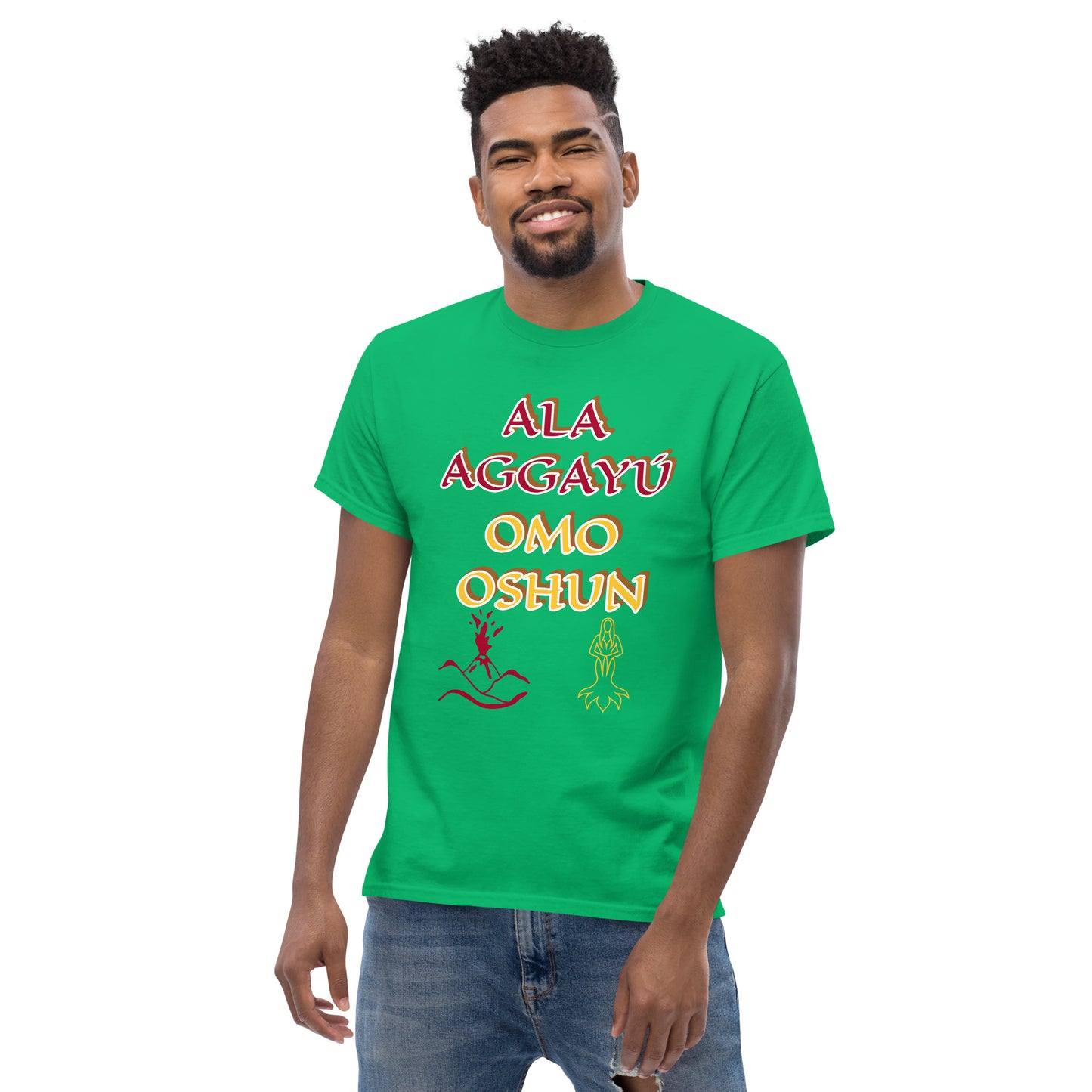Ala Aggayu Omo Oshun Ololodi Lucumi icon Unisex classic tee